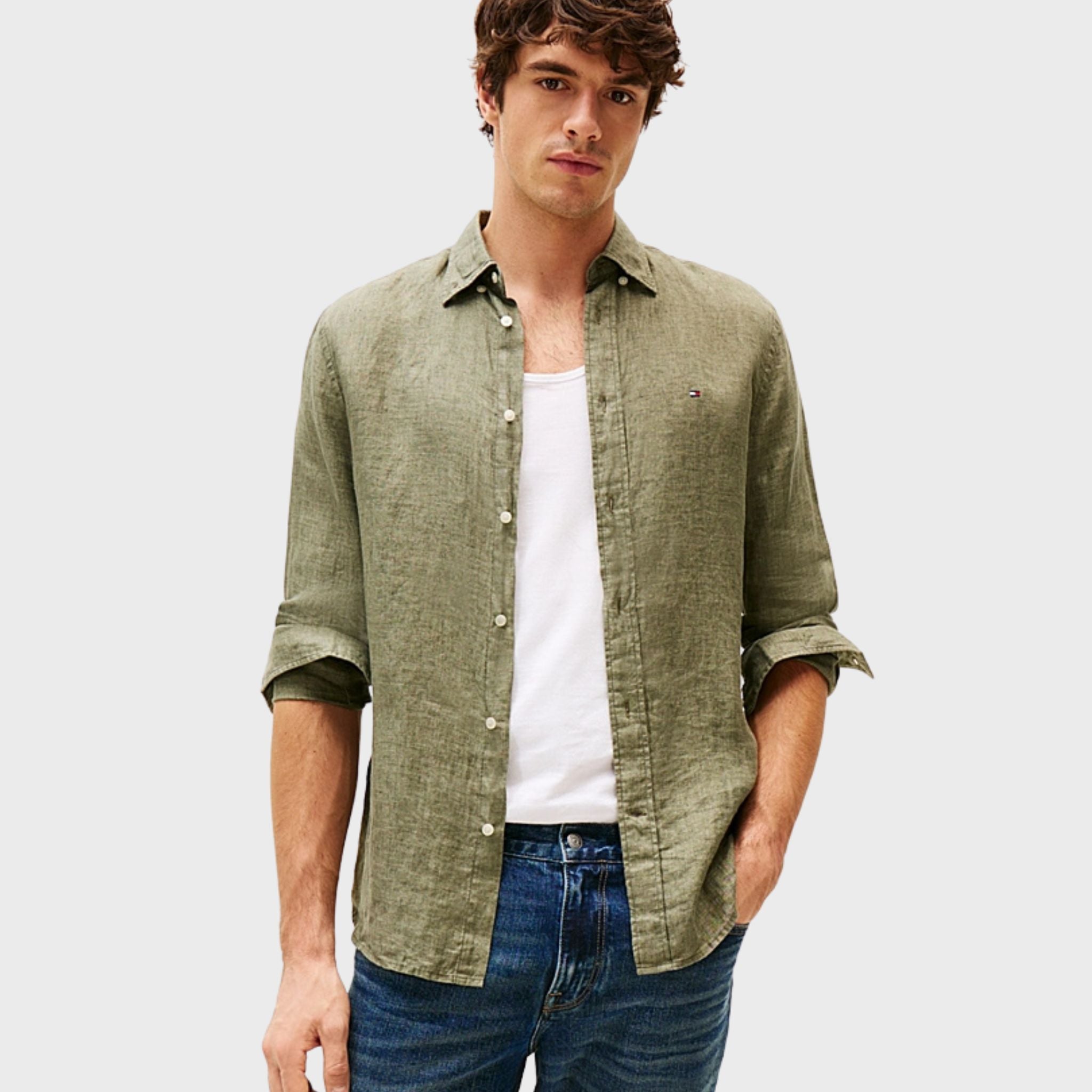 CAMICIA Verde Tommy Hilfiger