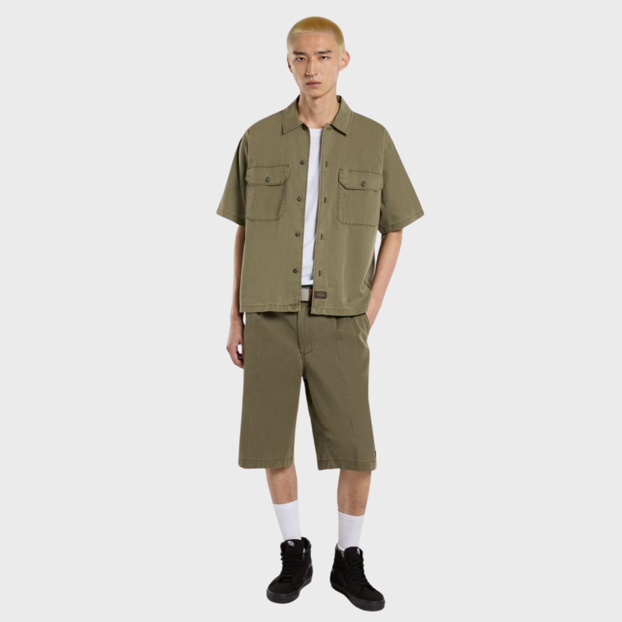 CAMICIA Verde Militare Dickies
