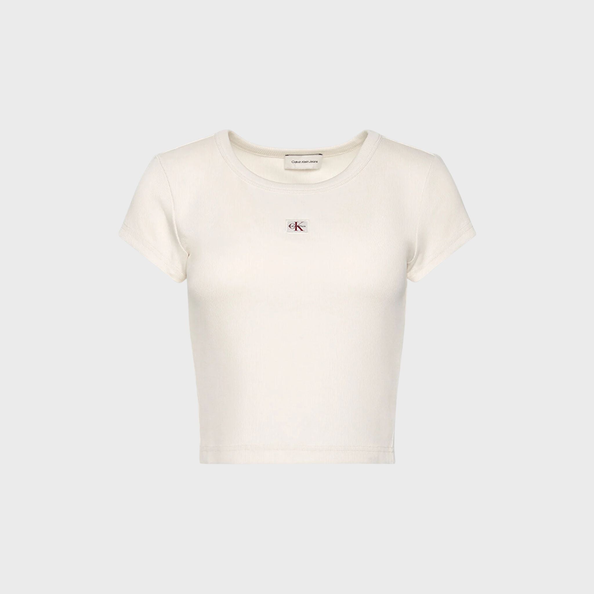 T-SHIRT Bianco Panna Calvin Jeans