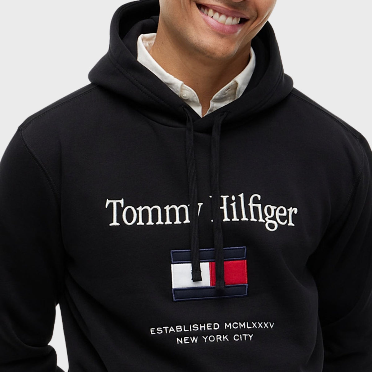 FELPA Nero Tommy Hilfiger