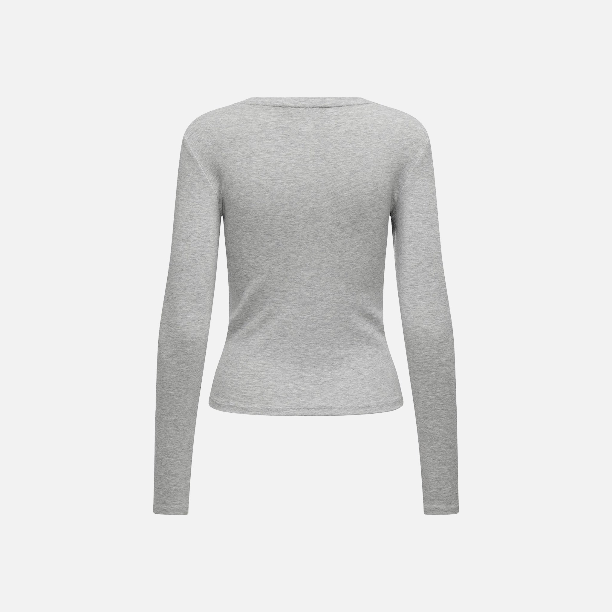 T-SHIRT M/L Grigio Chiaro Only