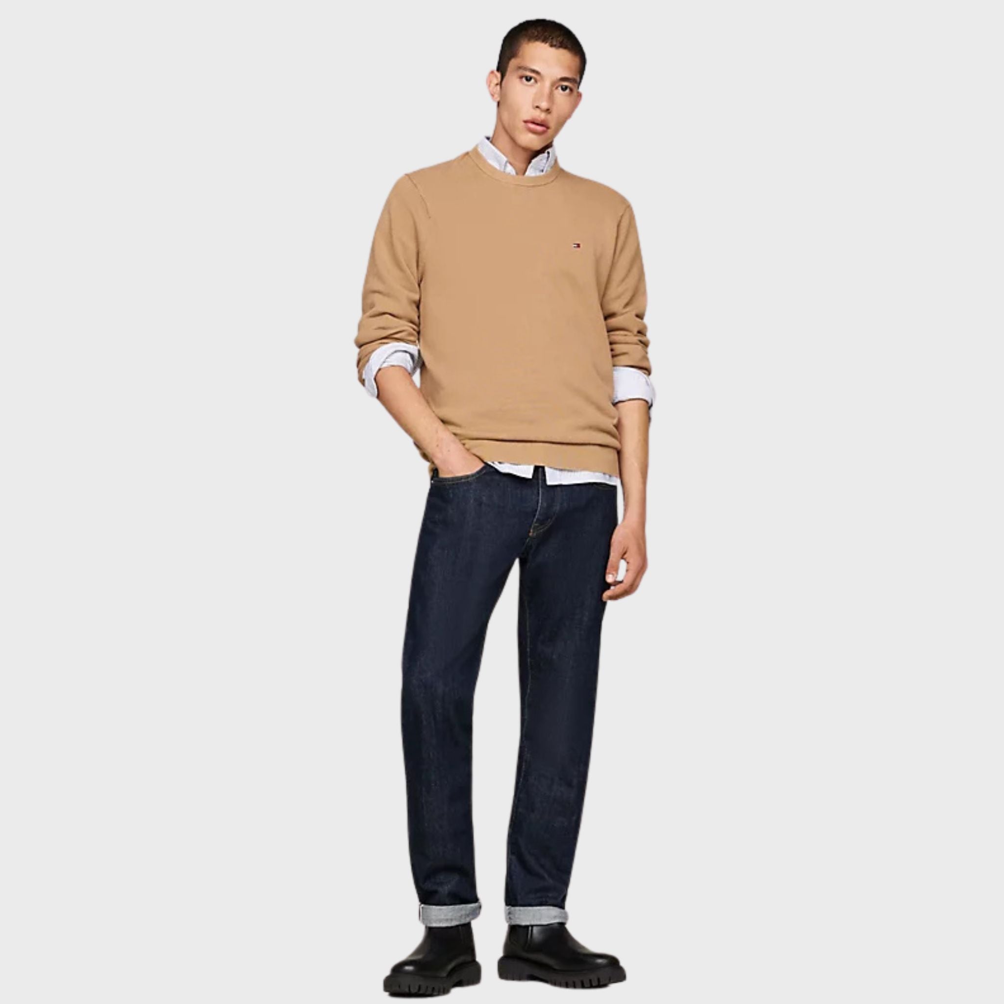 MAGLIA Beige Tommy Hilfiger