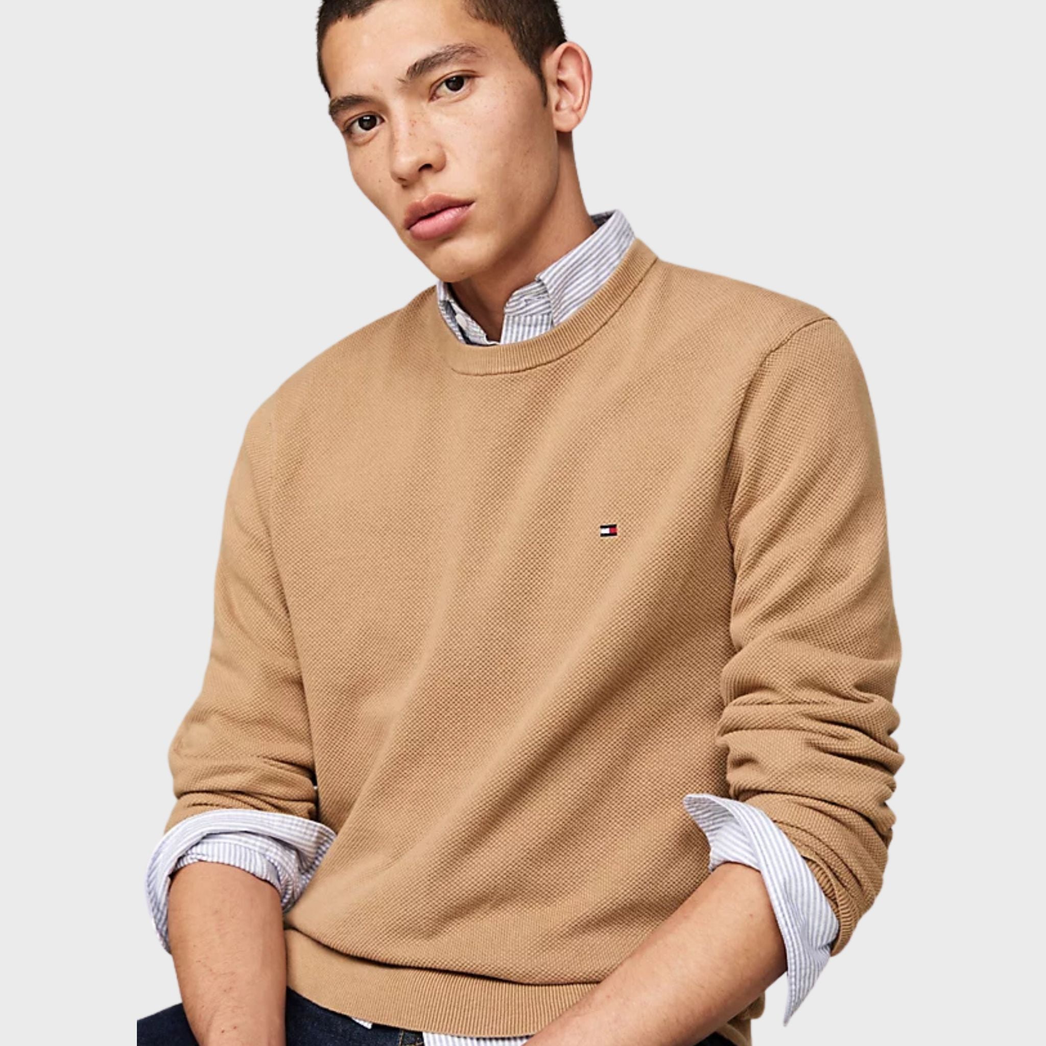 MAGLIA Beige Tommy Hilfiger