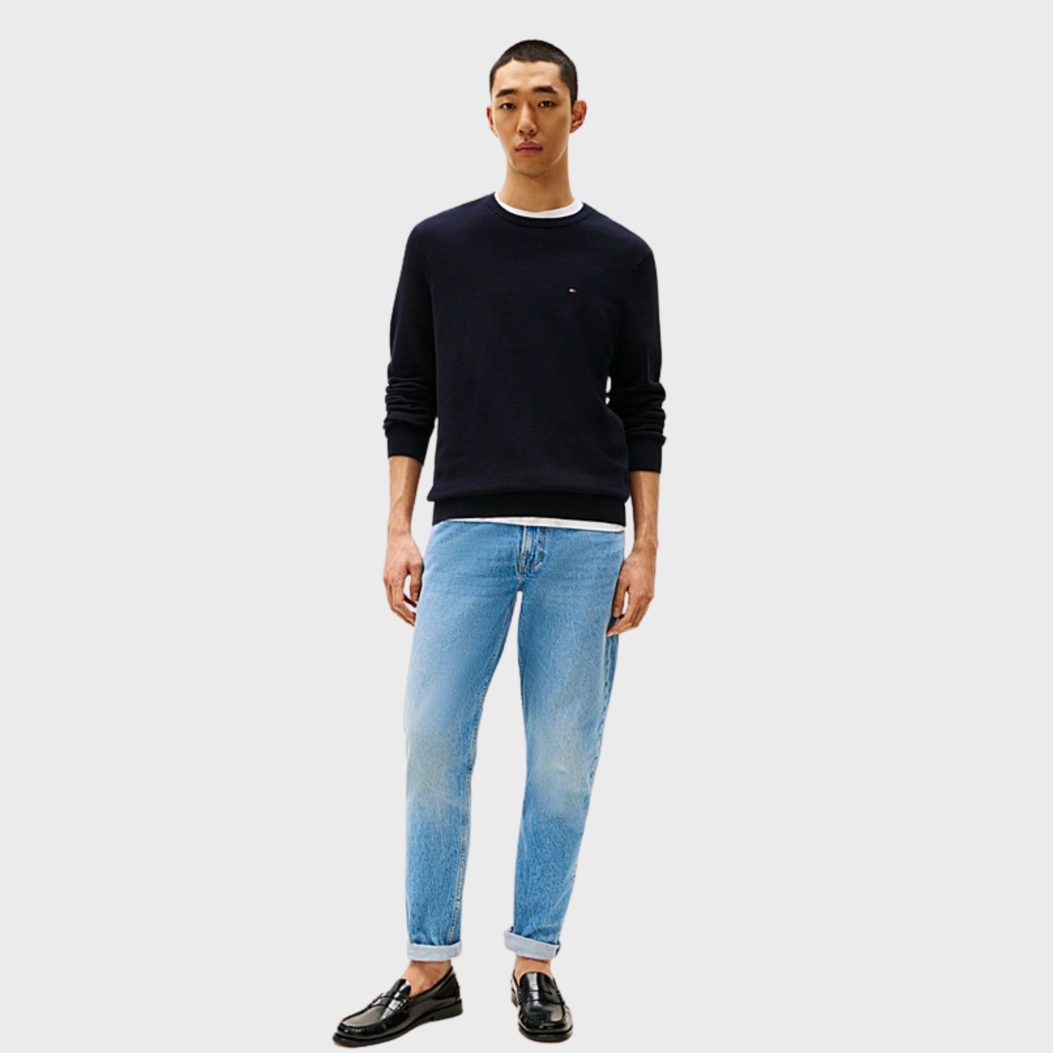 MAGLIA Blu Tommy Hilfiger