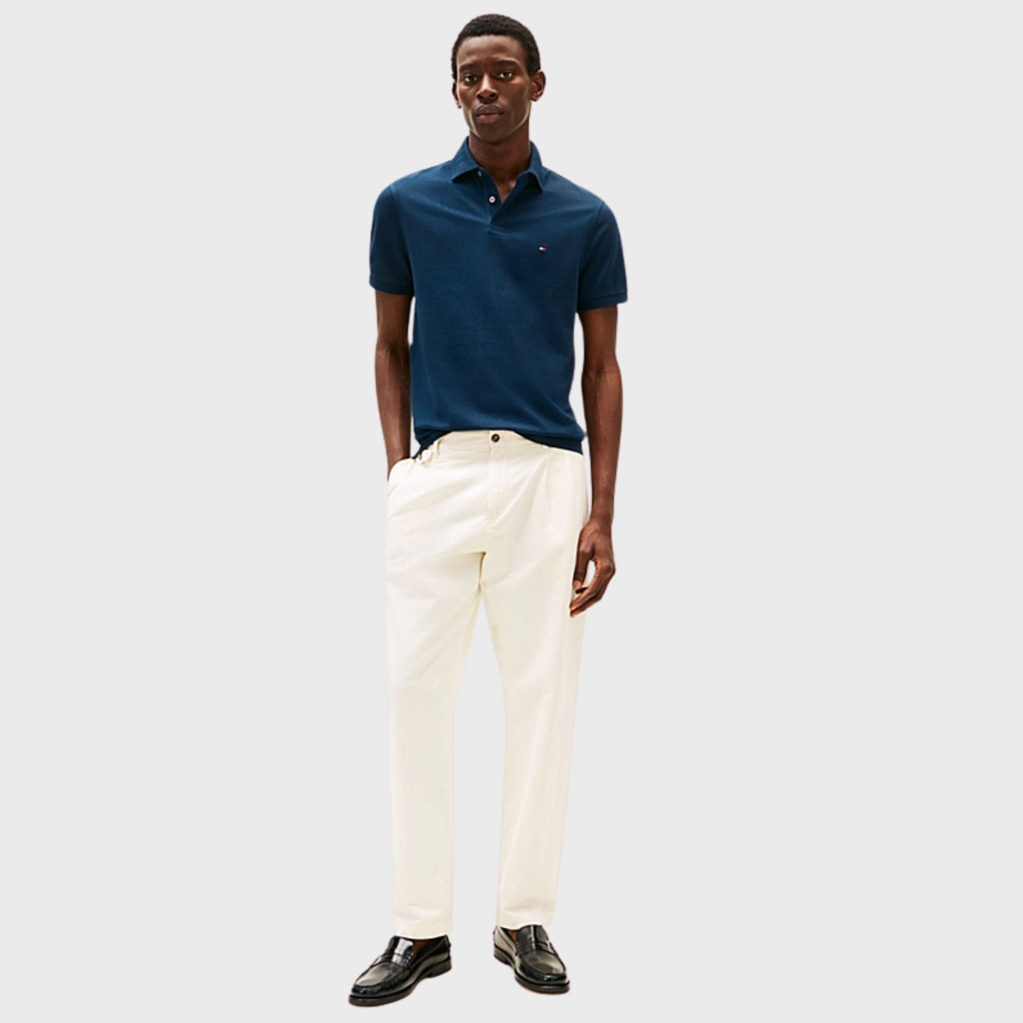 POLO UOMO Blu Scuro Tommy Hilfiger