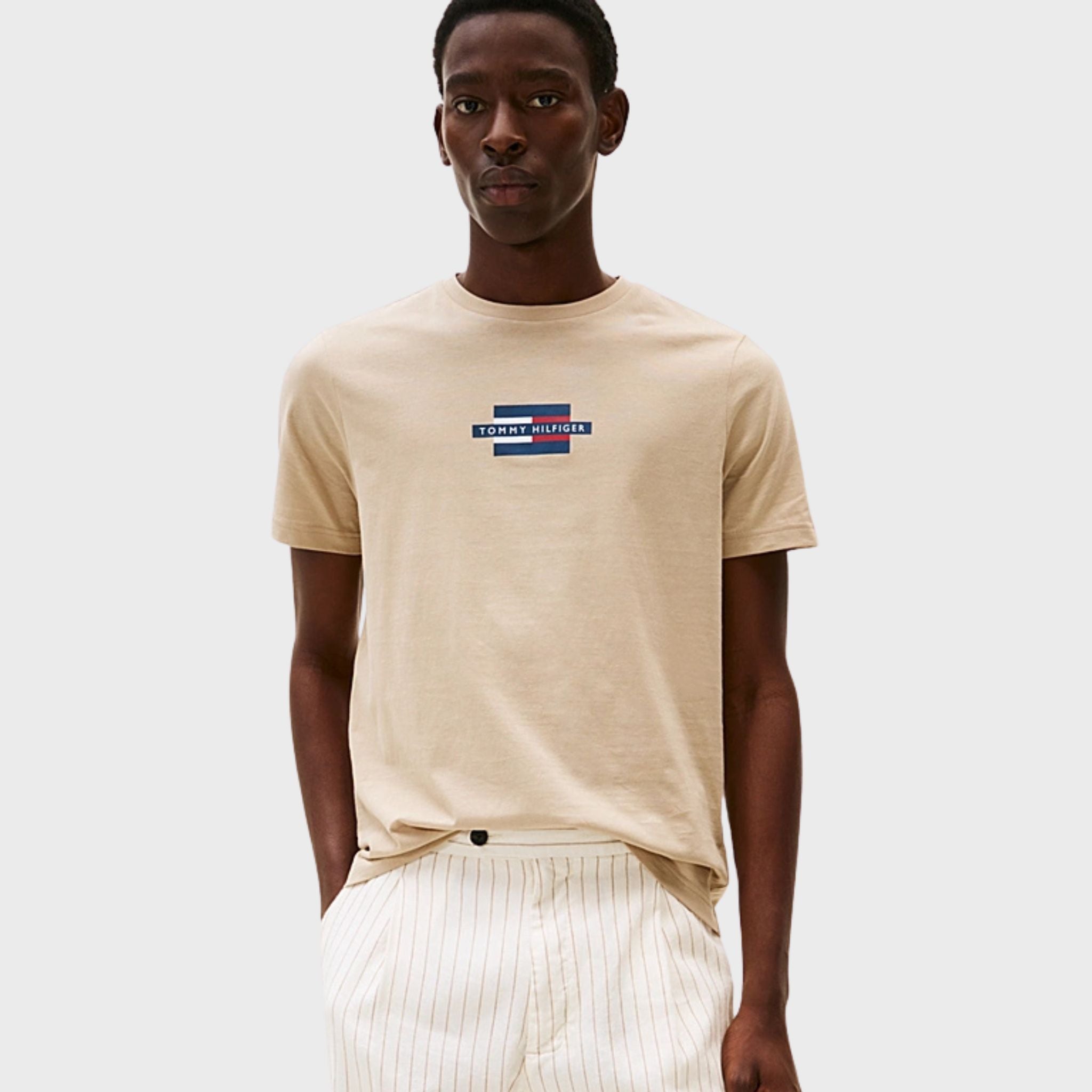T-SHIRT Beige Tommy Hilfiger