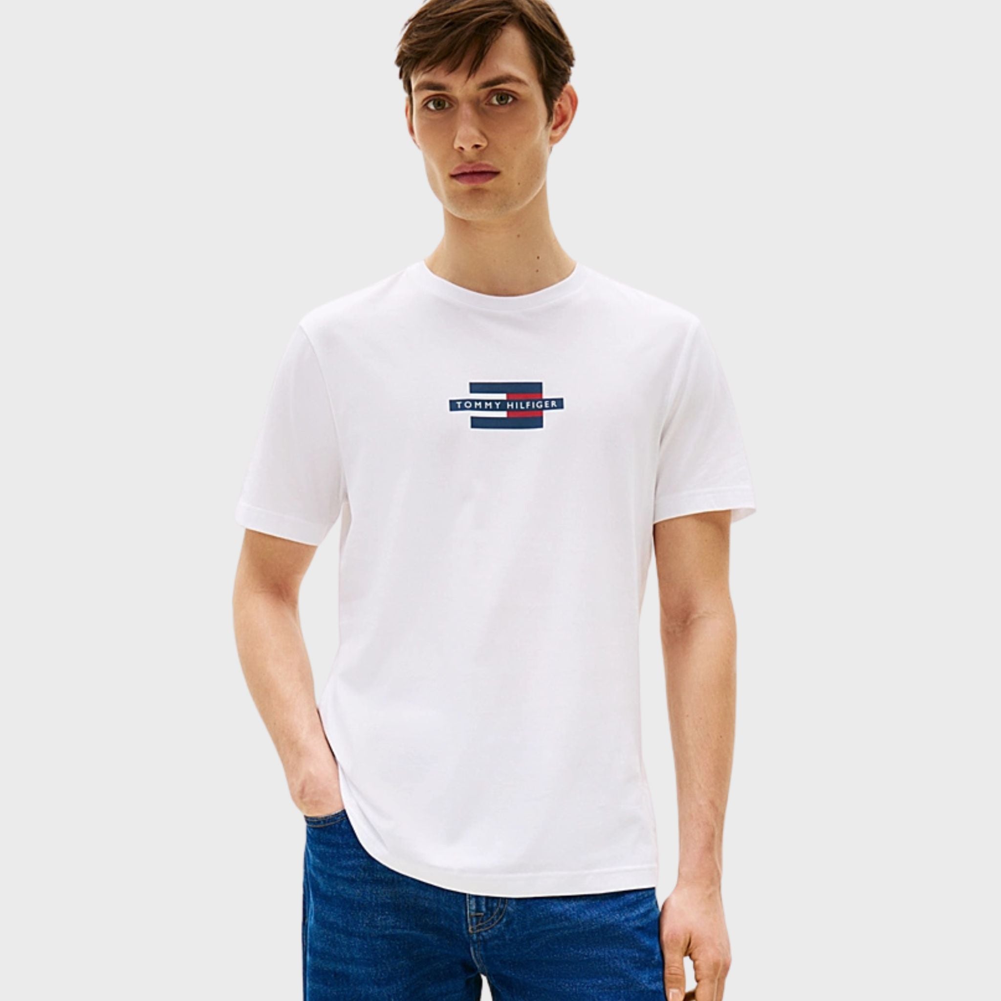 T-SHIRT Bianco Tommy Hilfiger