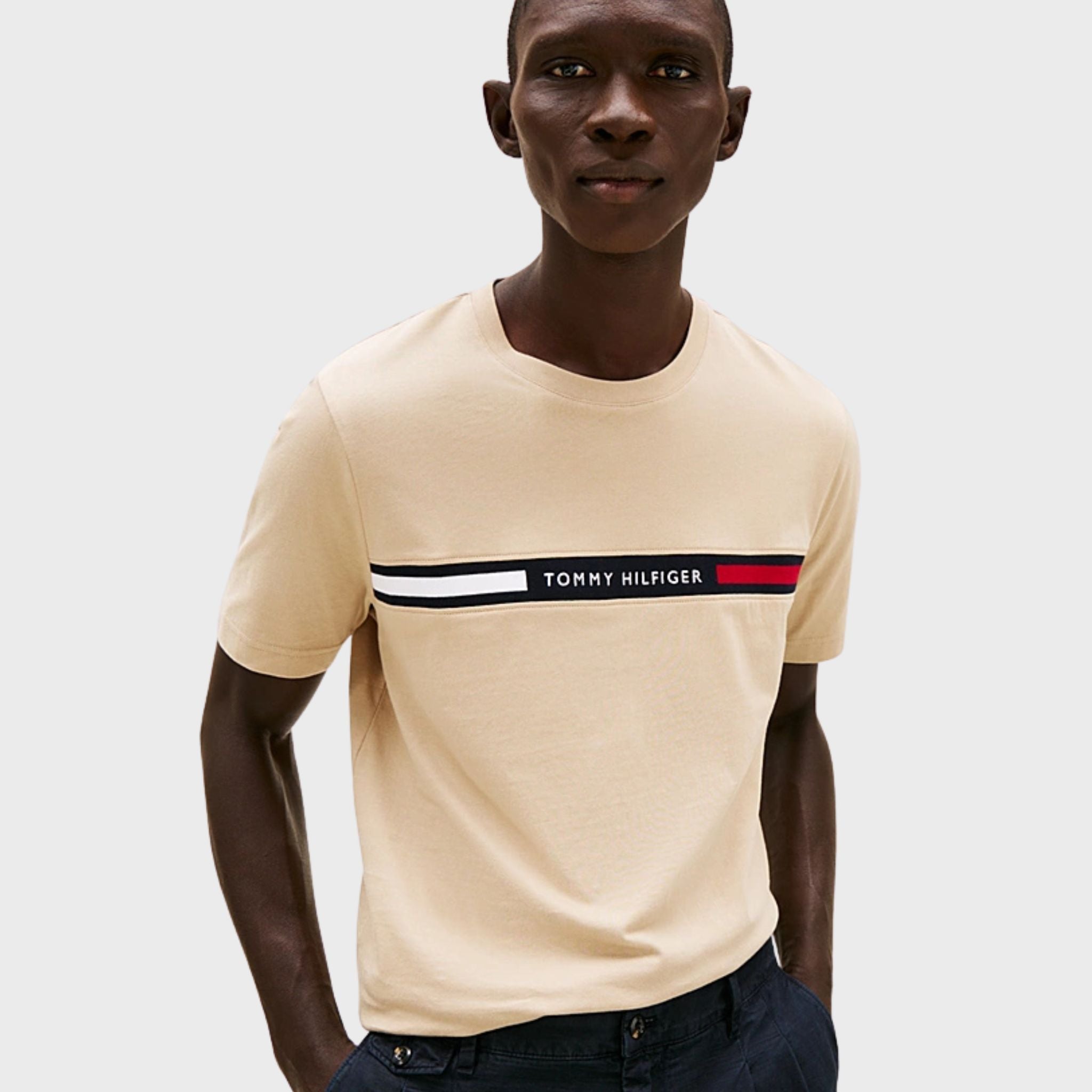 T-SHIRT Beige Tommy Hilfiger
