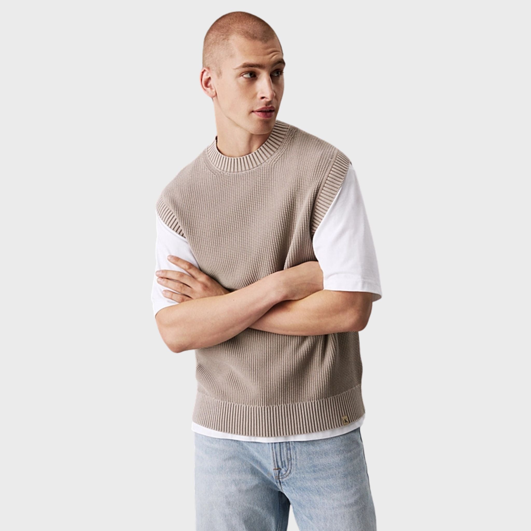 SMANICATO Beige Calvin Jeans
