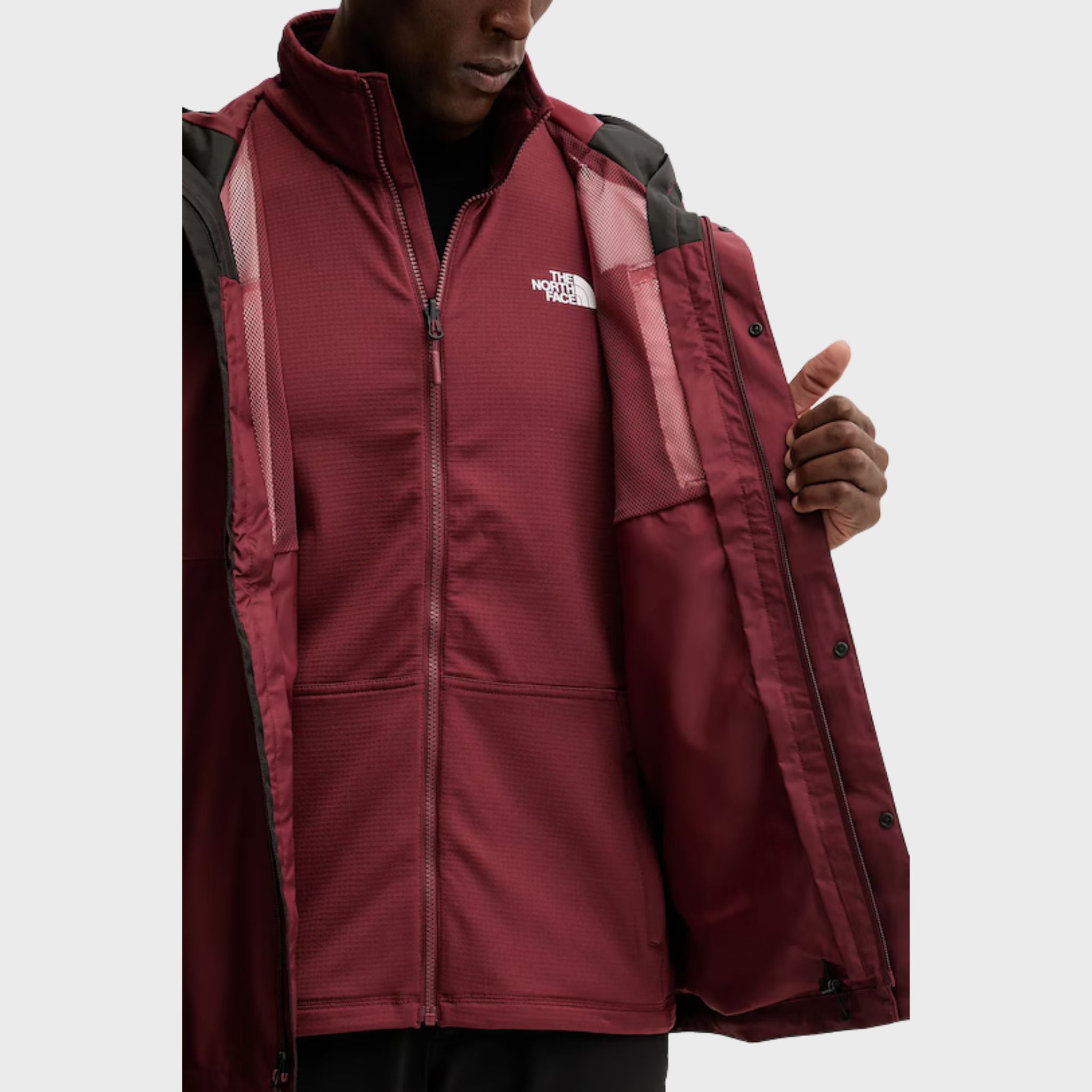 GIUBBINO Bordeaux The North Face