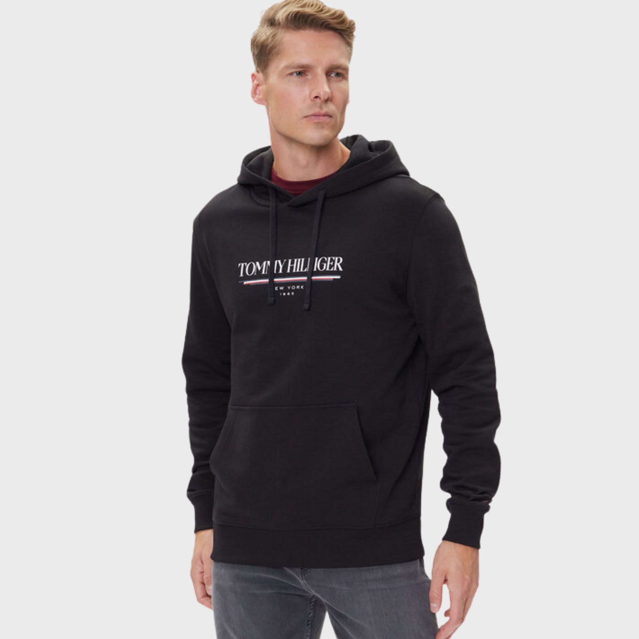 FELPA Nero Tommy Hilfiger