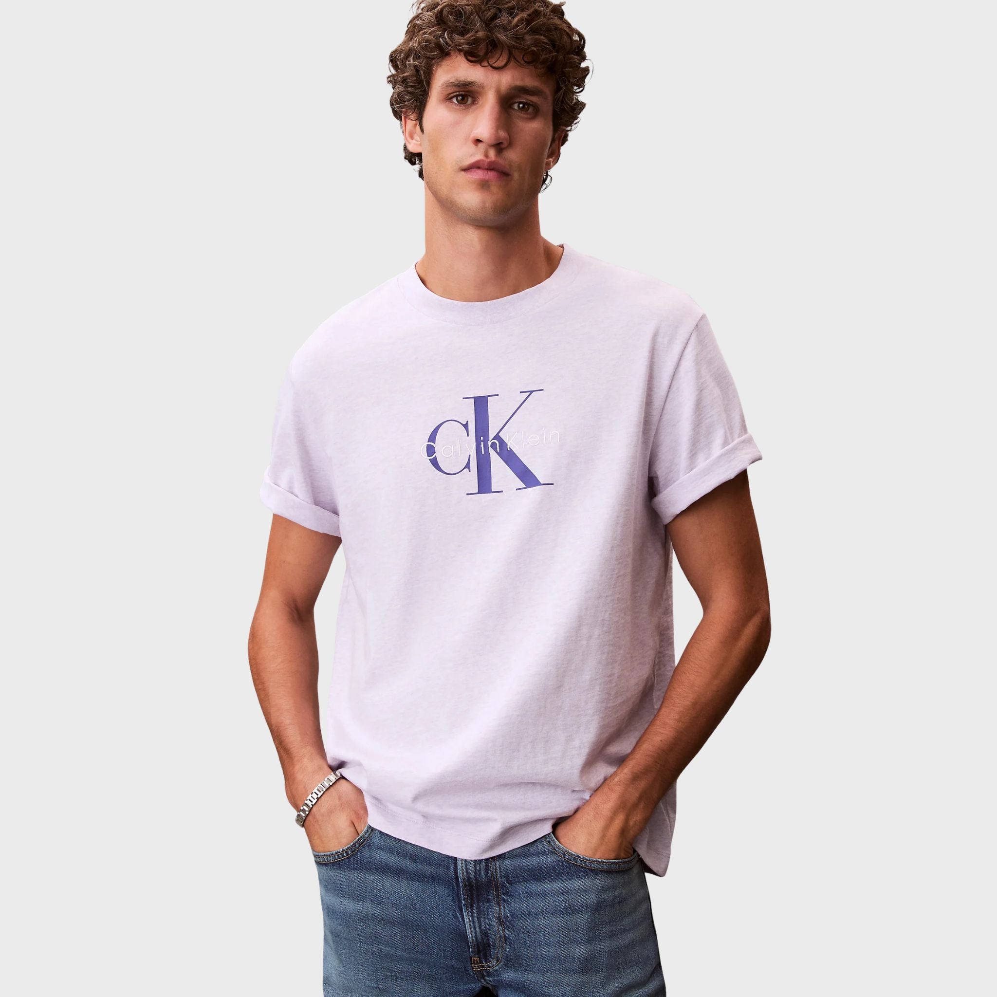 T-SHIRT Lilla Calvin Jeans