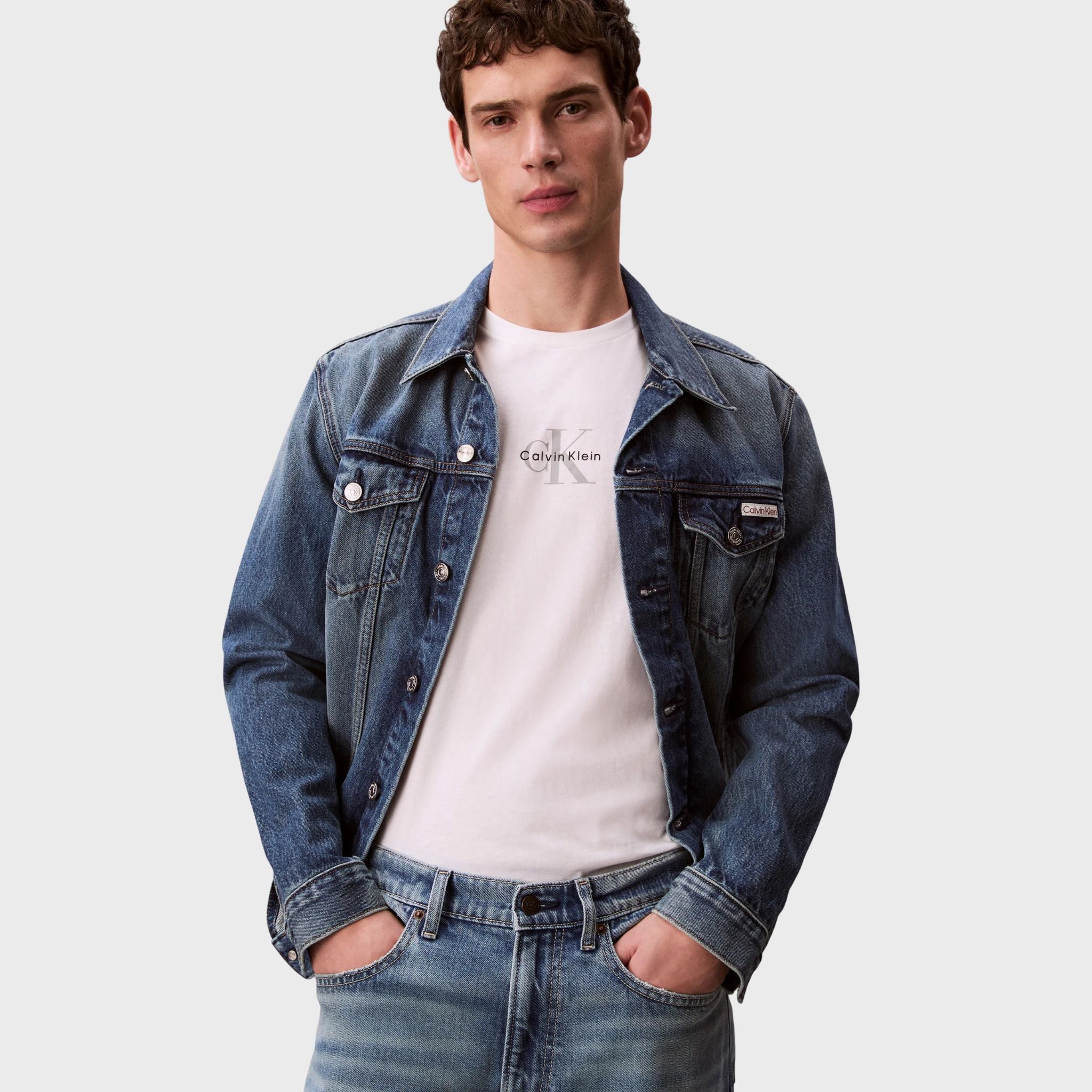 T-SHIRT Bianco Calvin Jeans