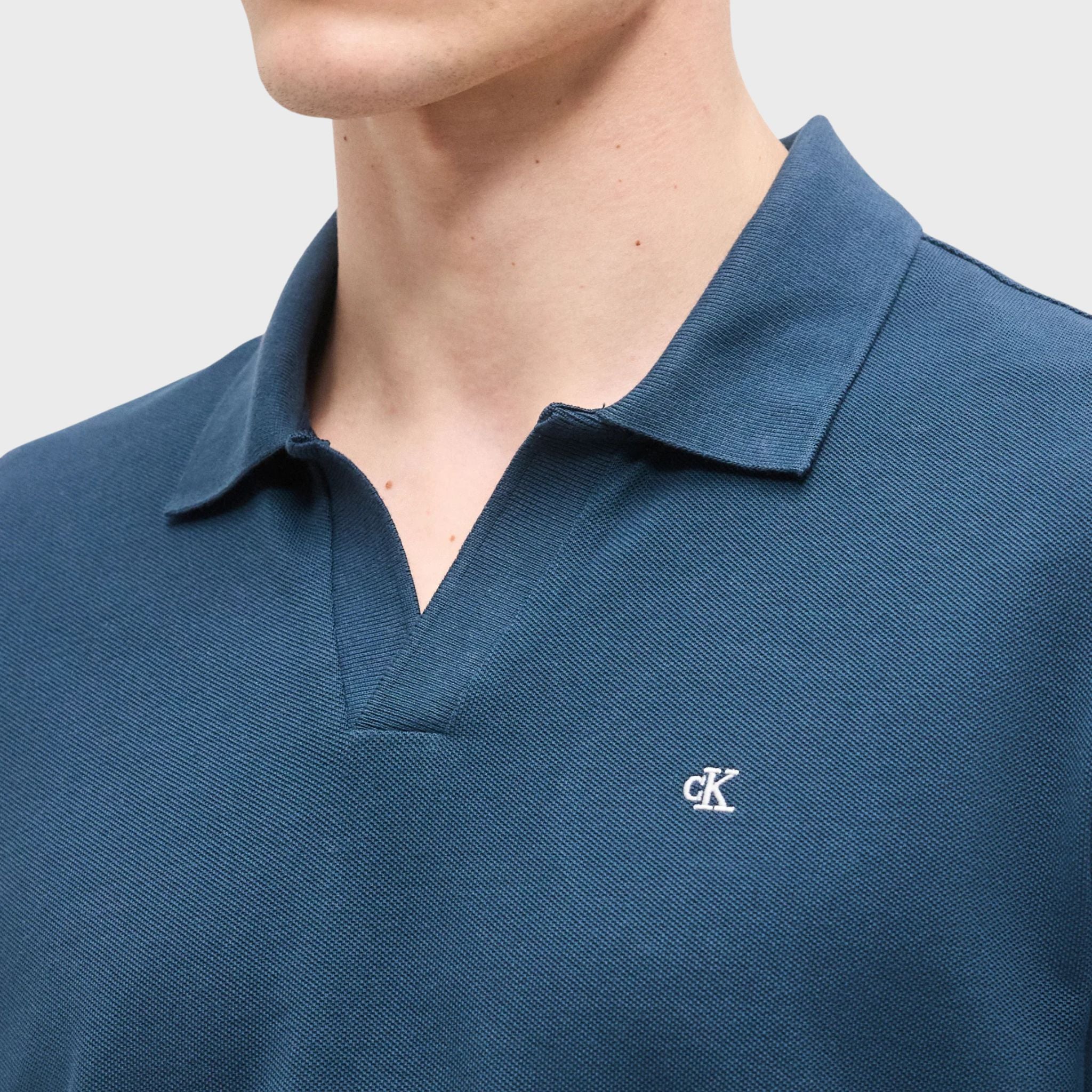 POLO UOMO Blu Calvin Jeans