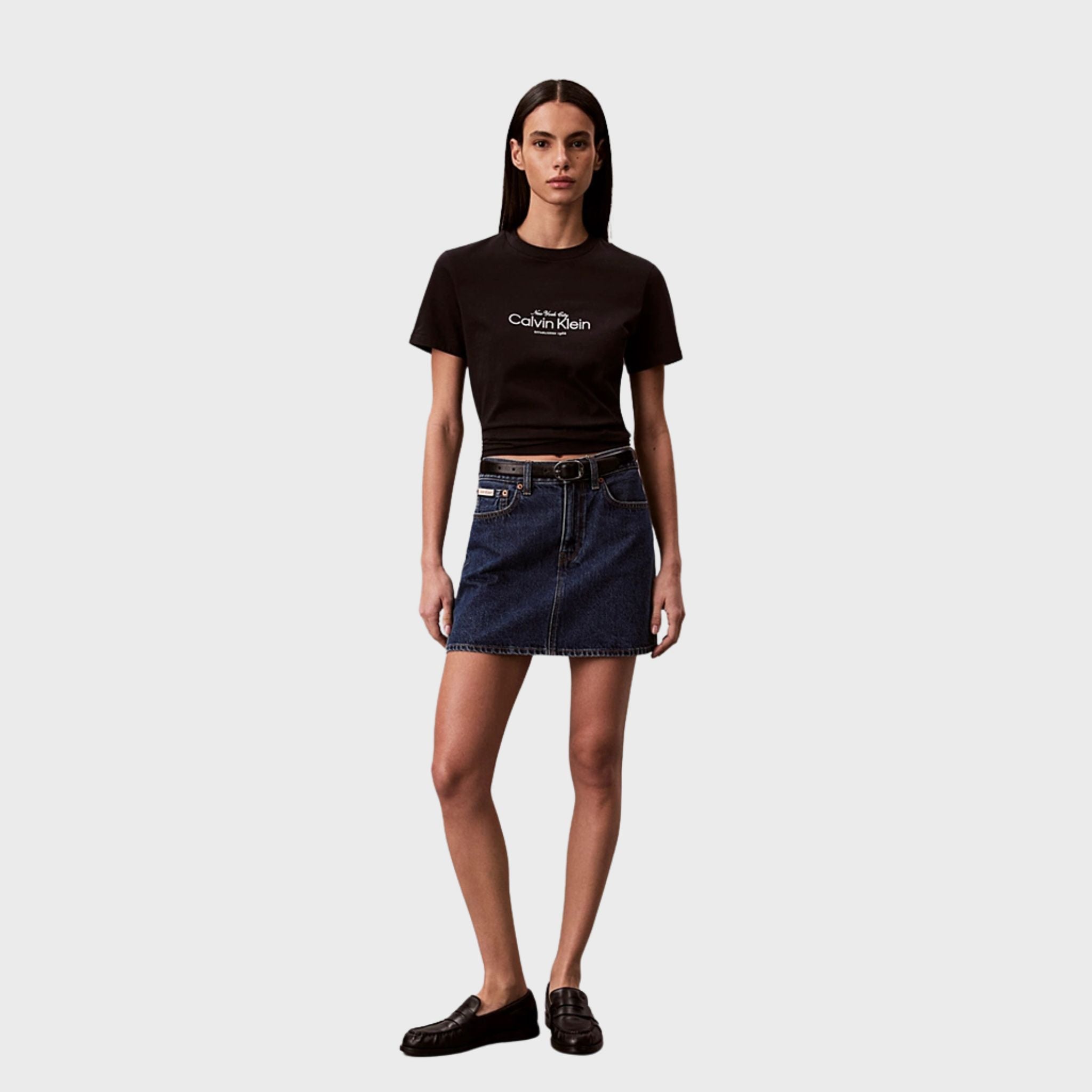 T-SHIRT Nero Calvin Jeans