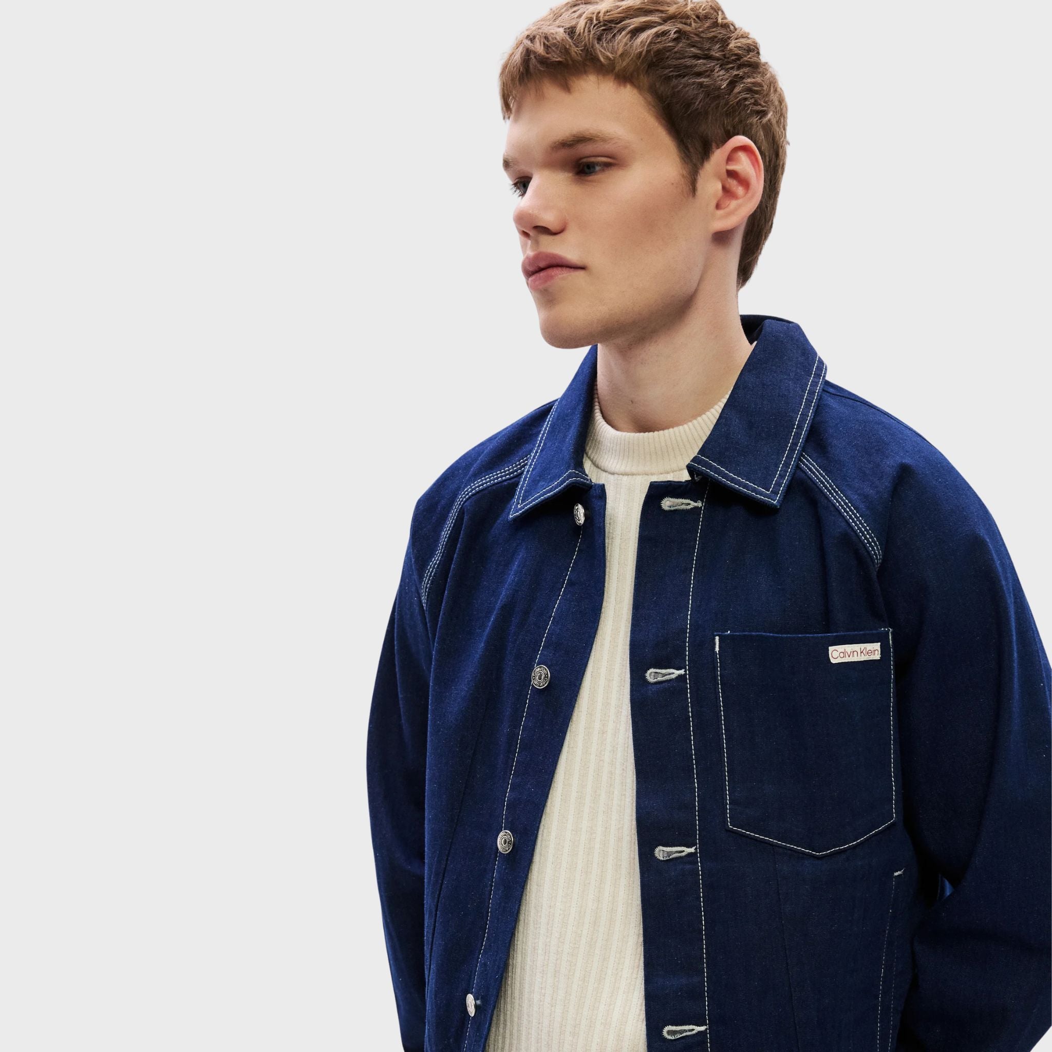 GIUBBINO Blu Calvin Jeans