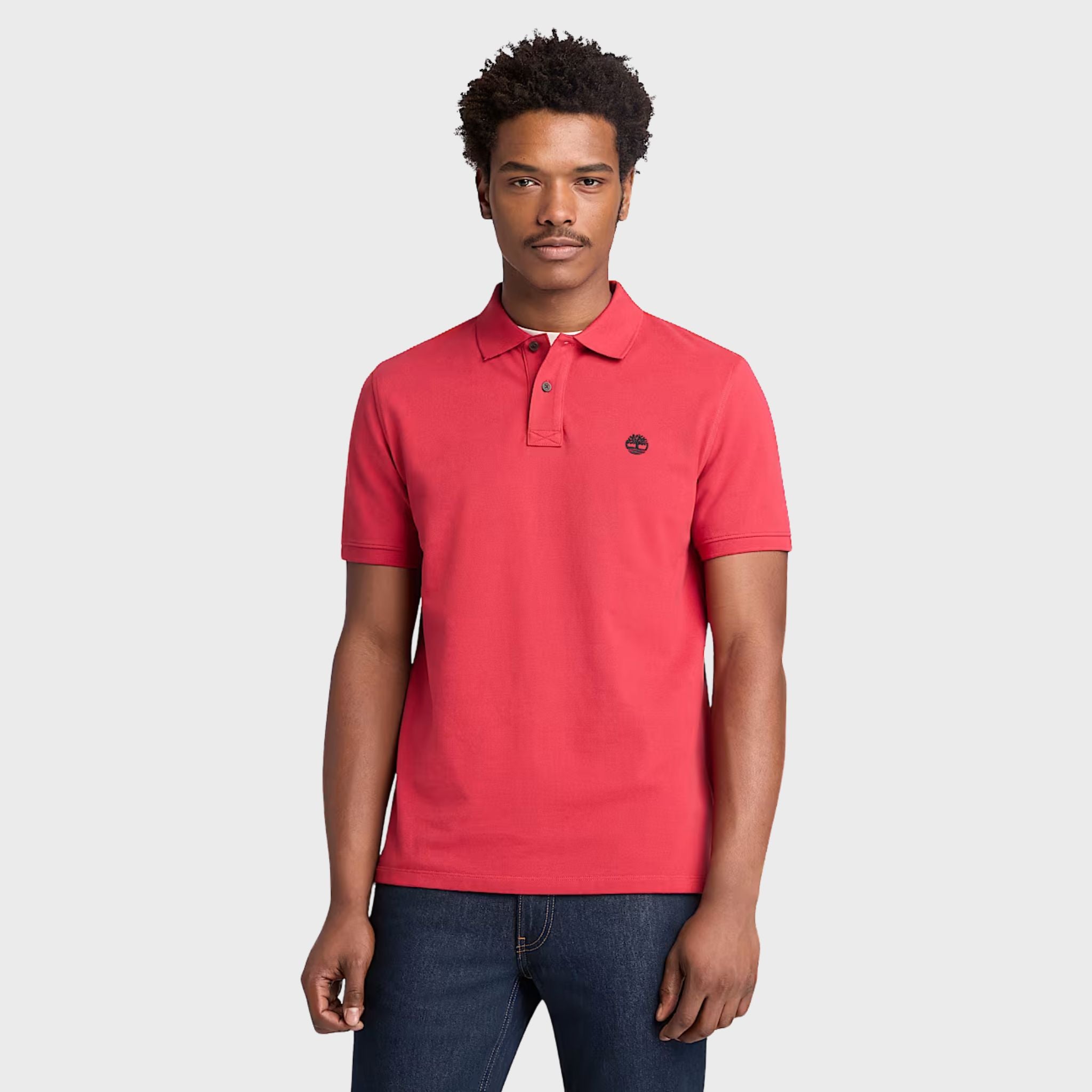 POLO UOMO Rosso Timberland