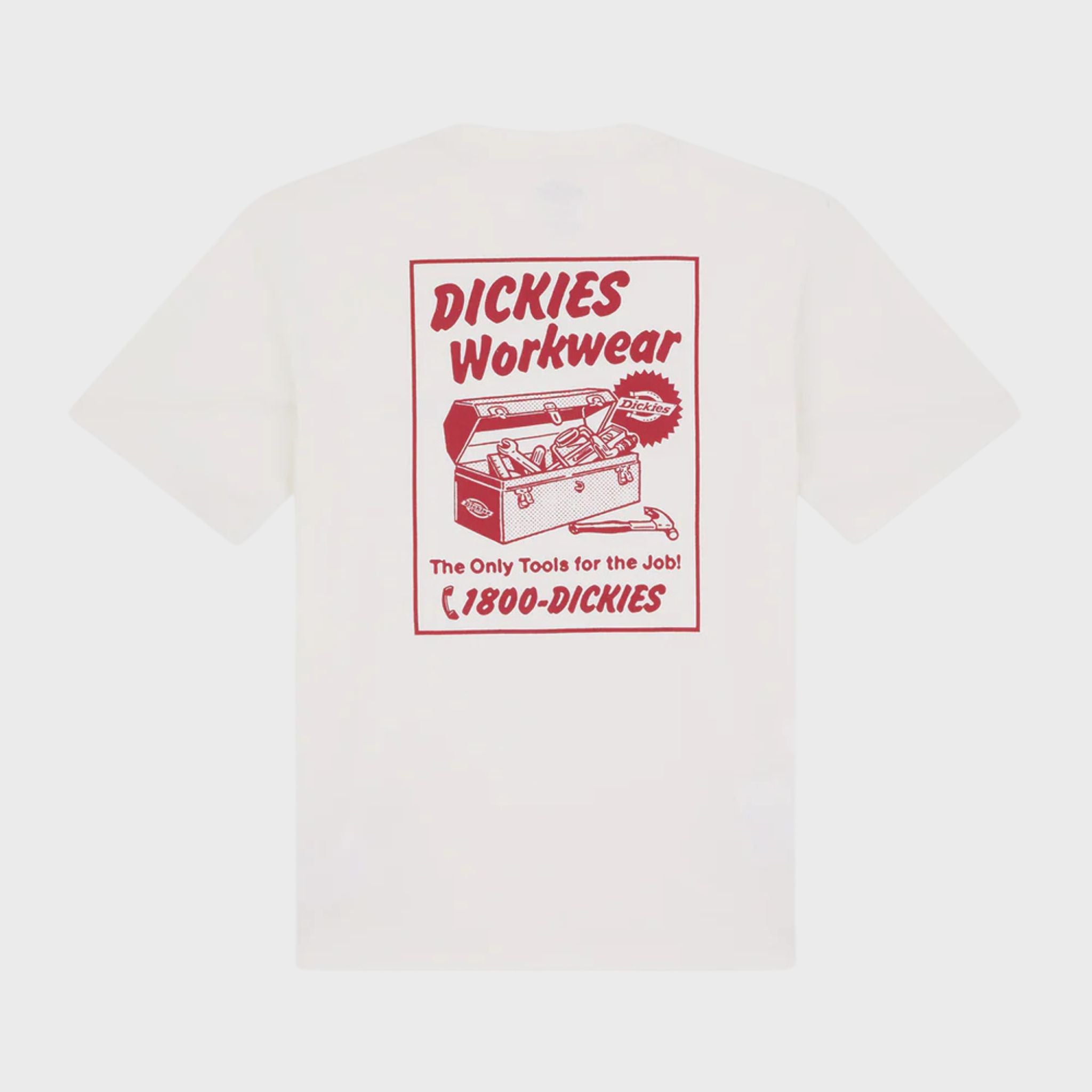 T-SHIRT Bianco Panna Dickies