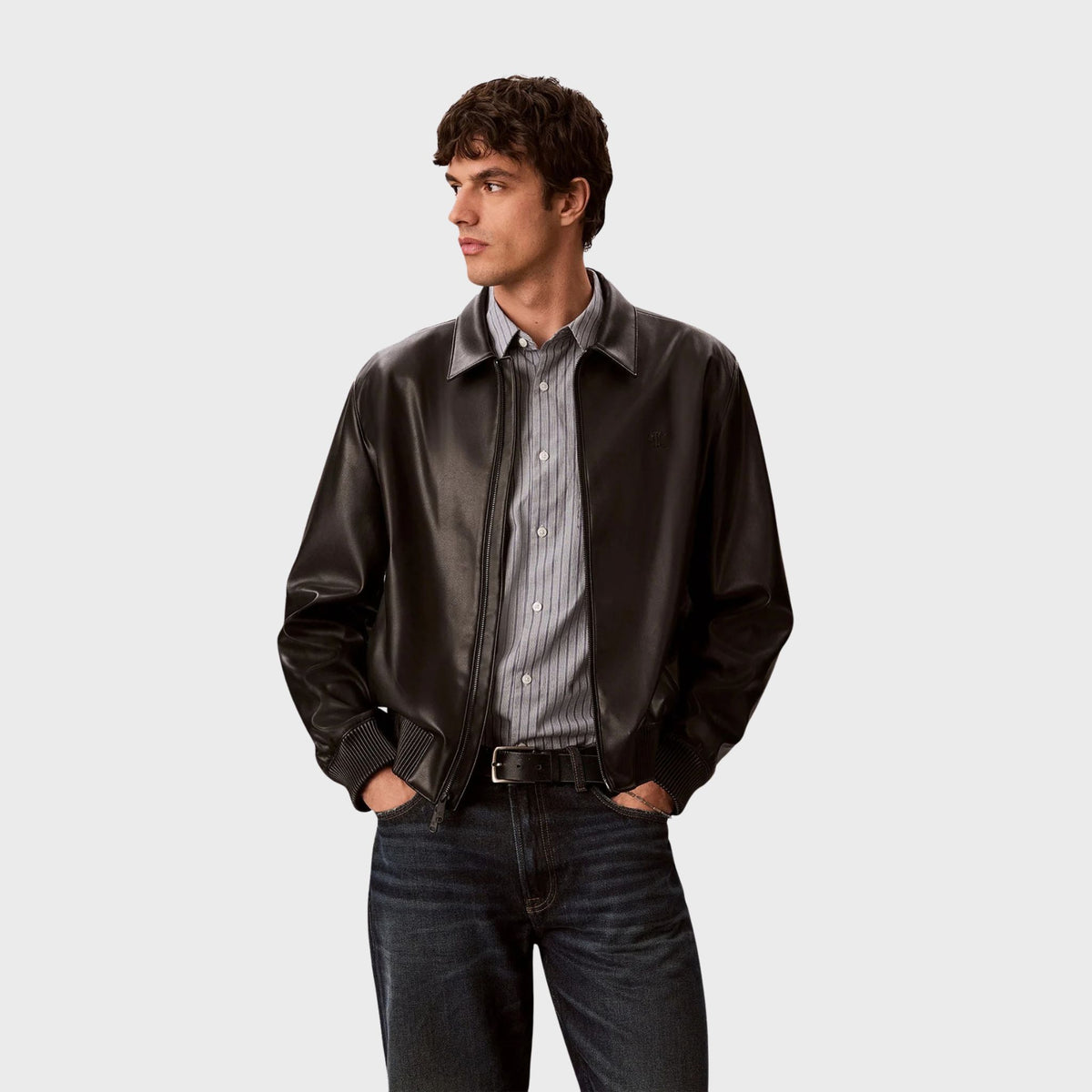GIUBBINO Nero Calvin Jeans