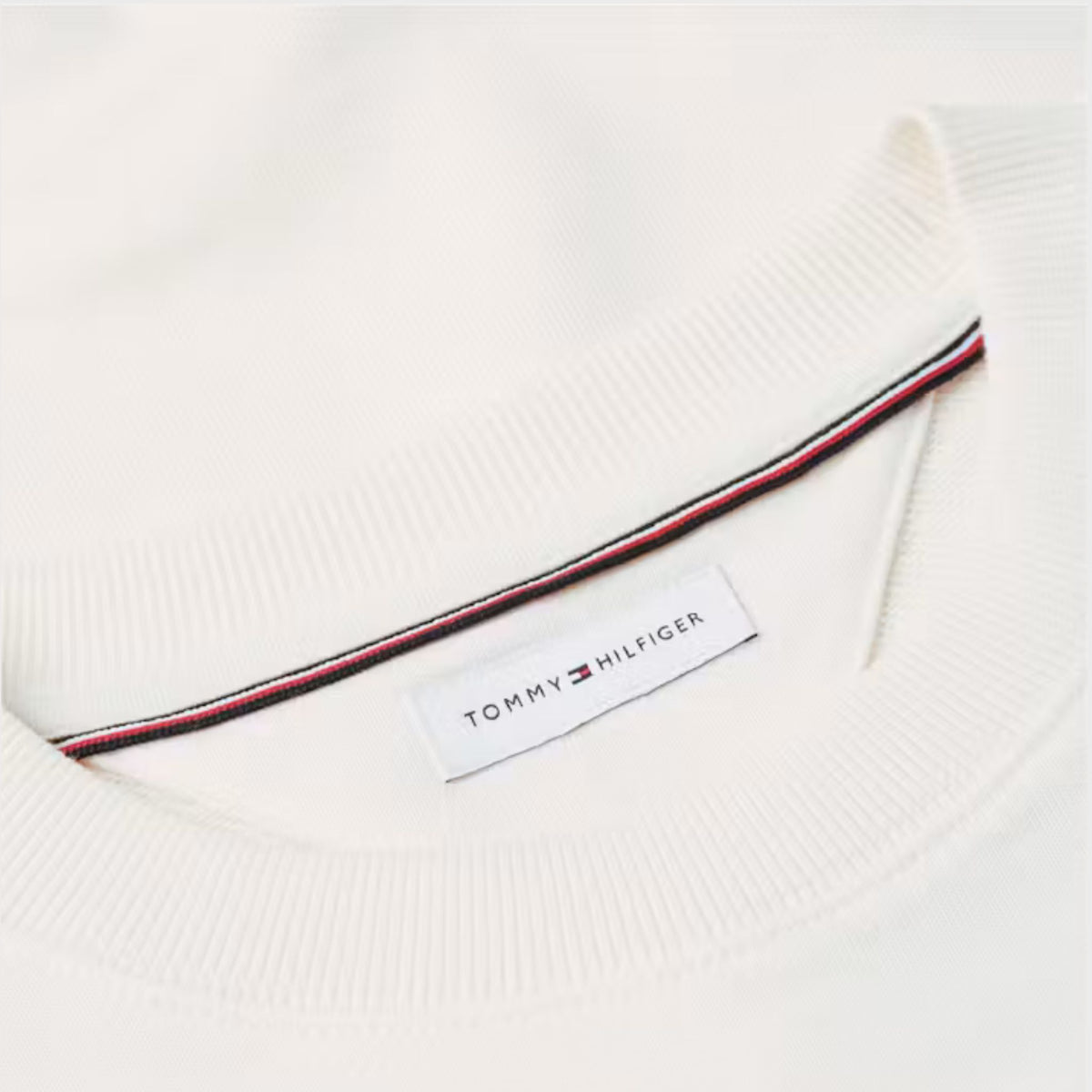 FELPA Avorio Tommy Hilfiger