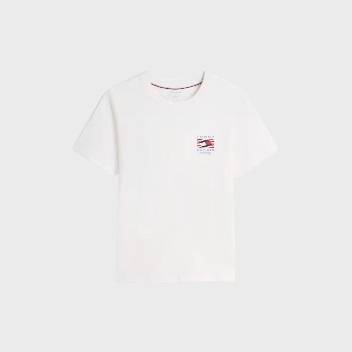 T-SHIRT Avorio Tommy Hilfiger
