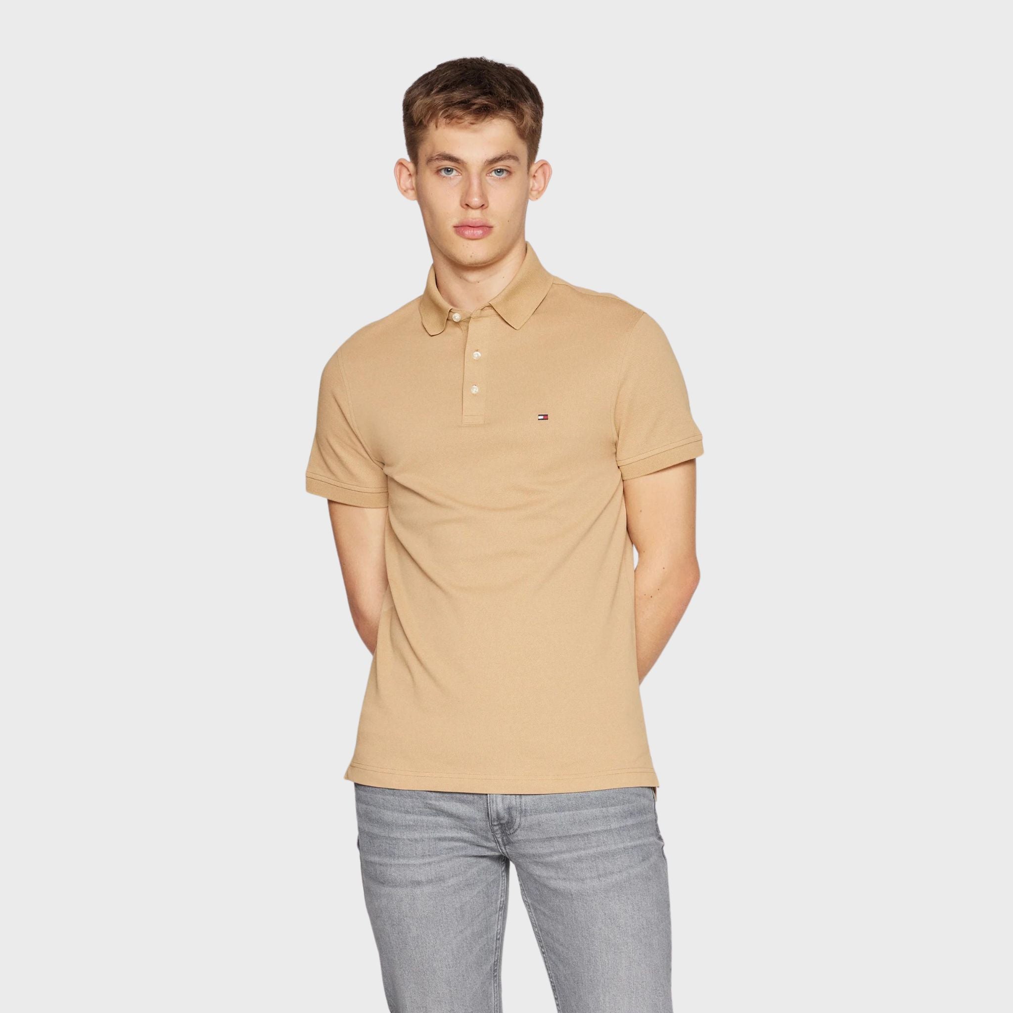 POLO UOMO Khaki Tommy Hilfiger