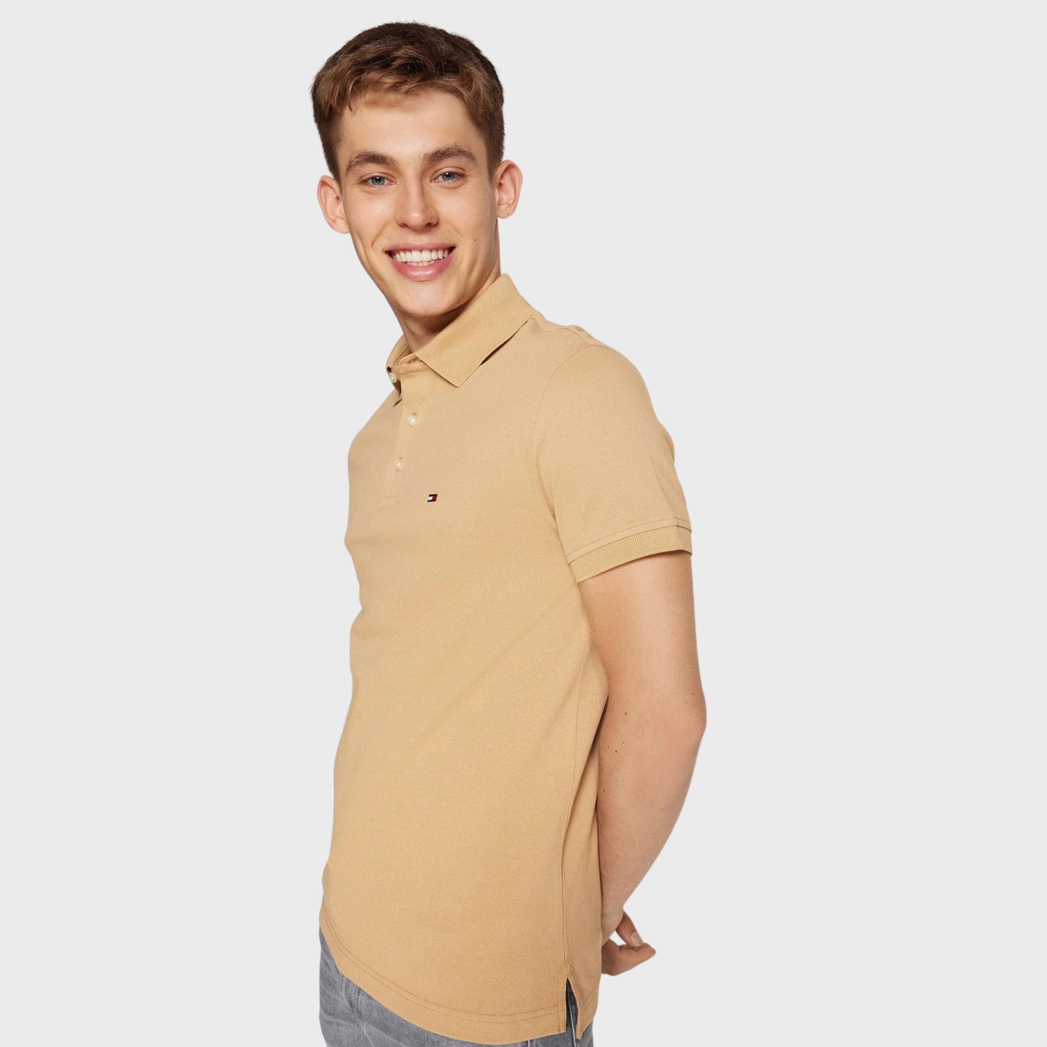 POLO UOMO Khaki Tommy Hilfiger