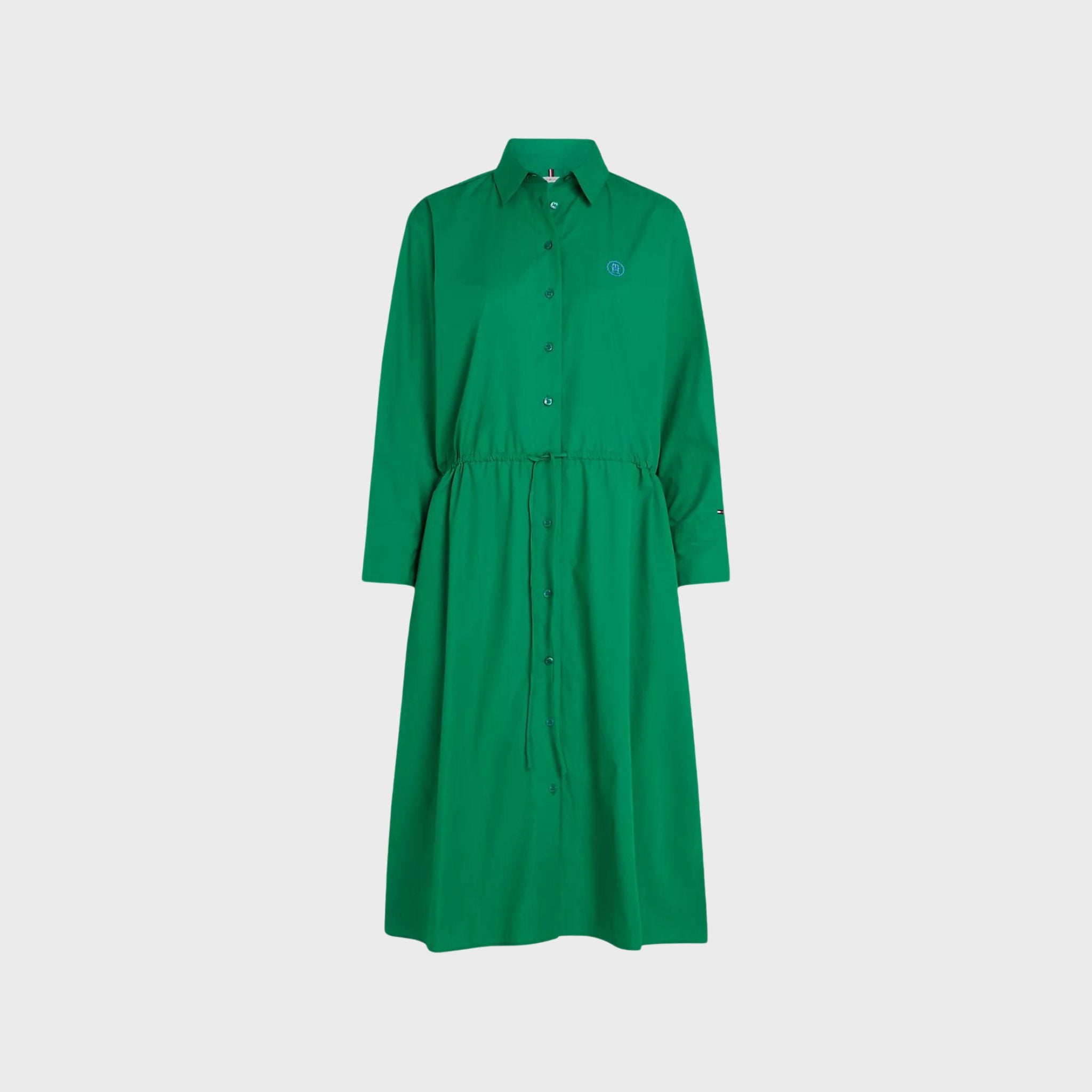 TOMMY HILFIGER - Olympic Green Dress | Blessed Italy TOMMY HILFIGER - Olympic Green Dress | Blessed Italy