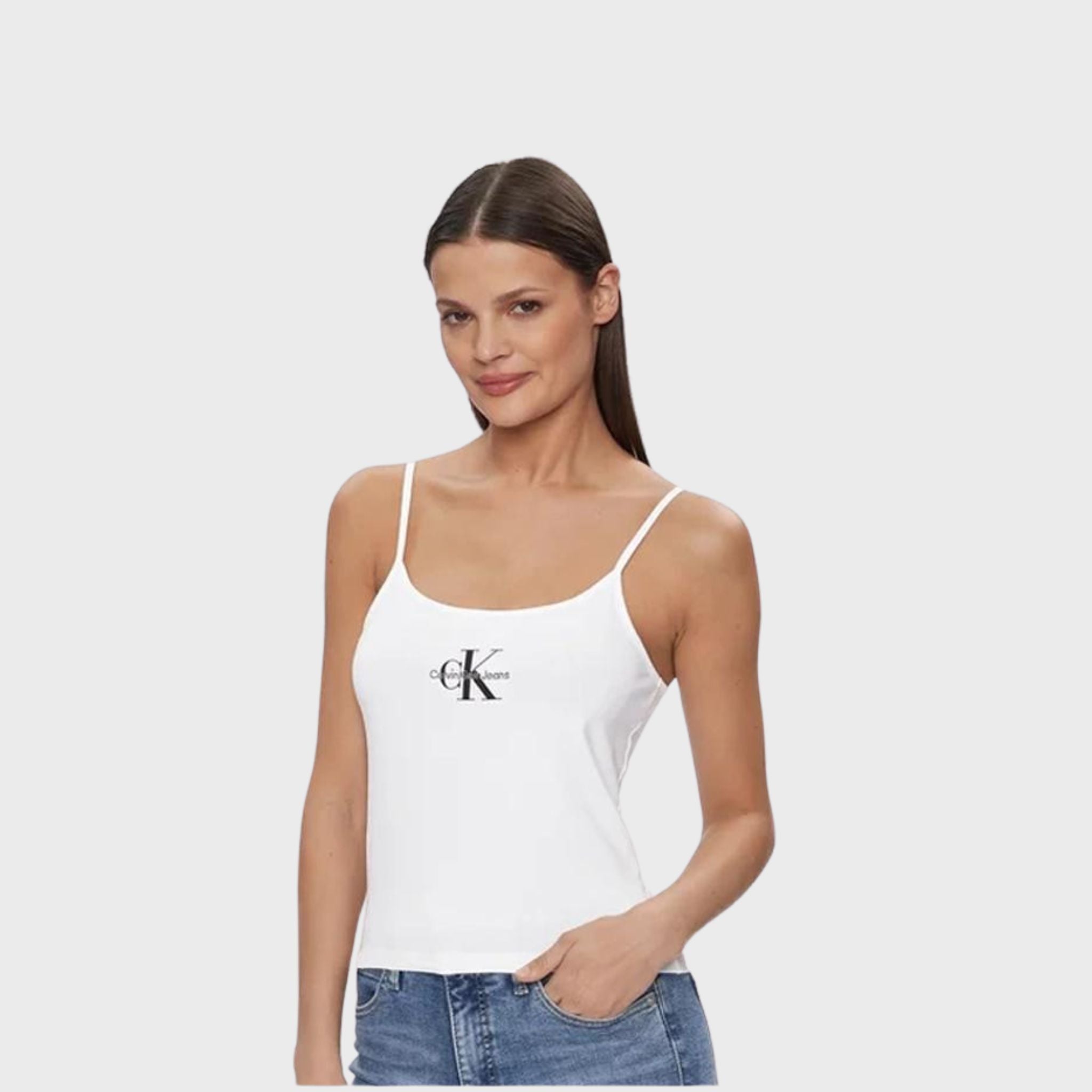 TOP Bianco Calvin Jeans