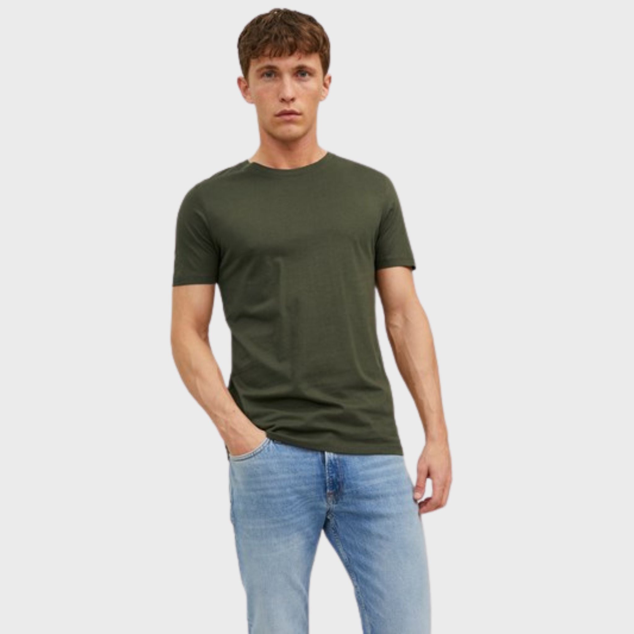 T-SHIRT Verde Militare Jack&jones