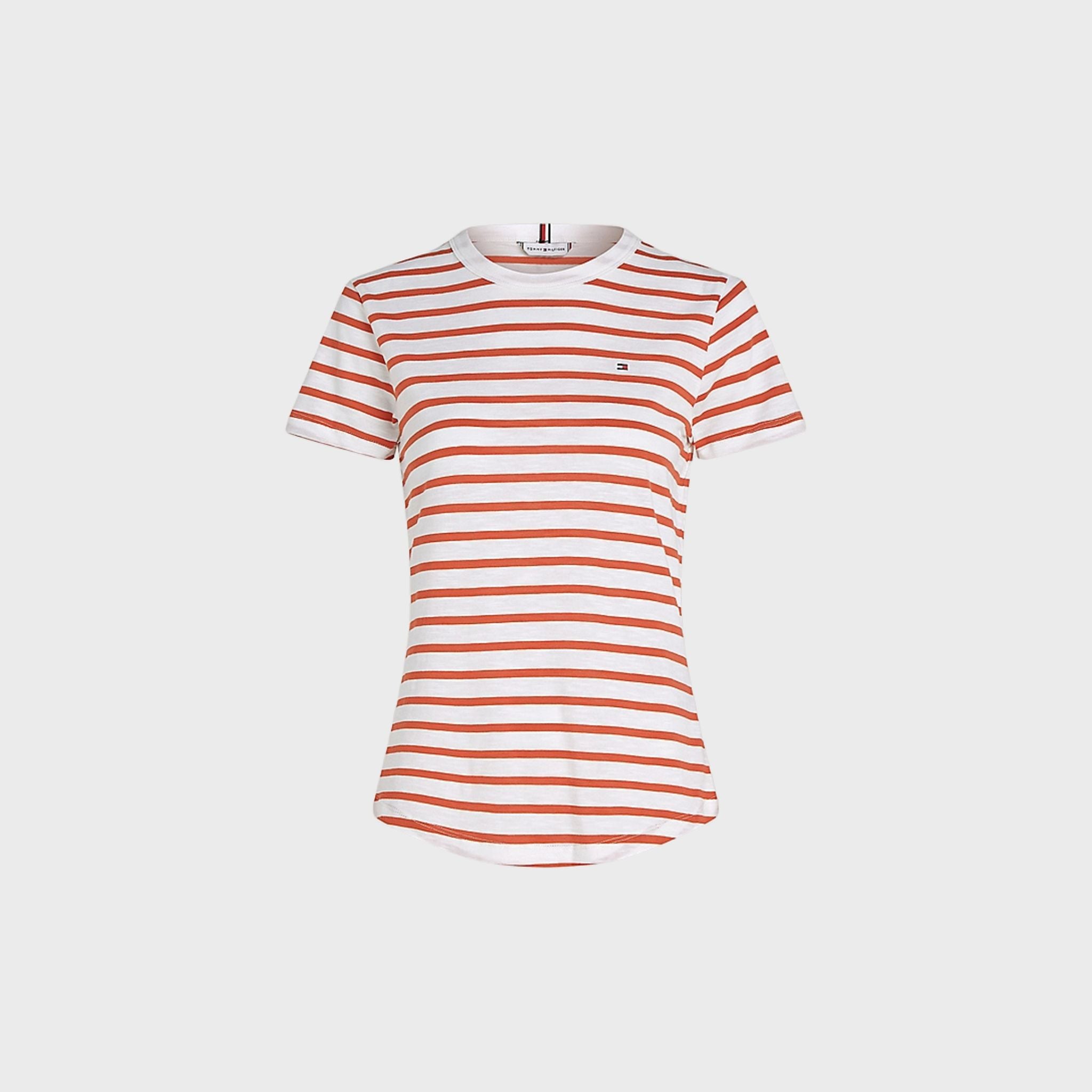 T-SHIRT Bianco/ Rosso Tommy Hilfiger