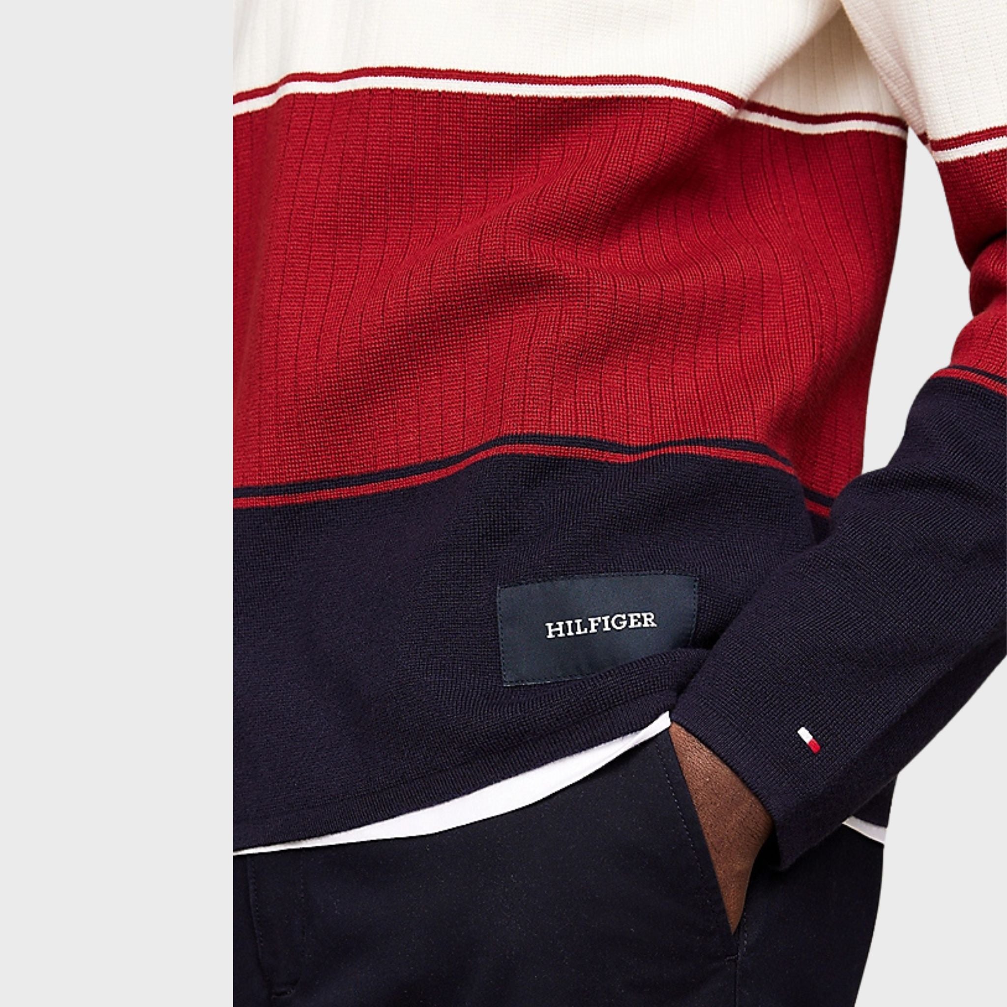 MAGLIA Blu Tommy Hilfiger