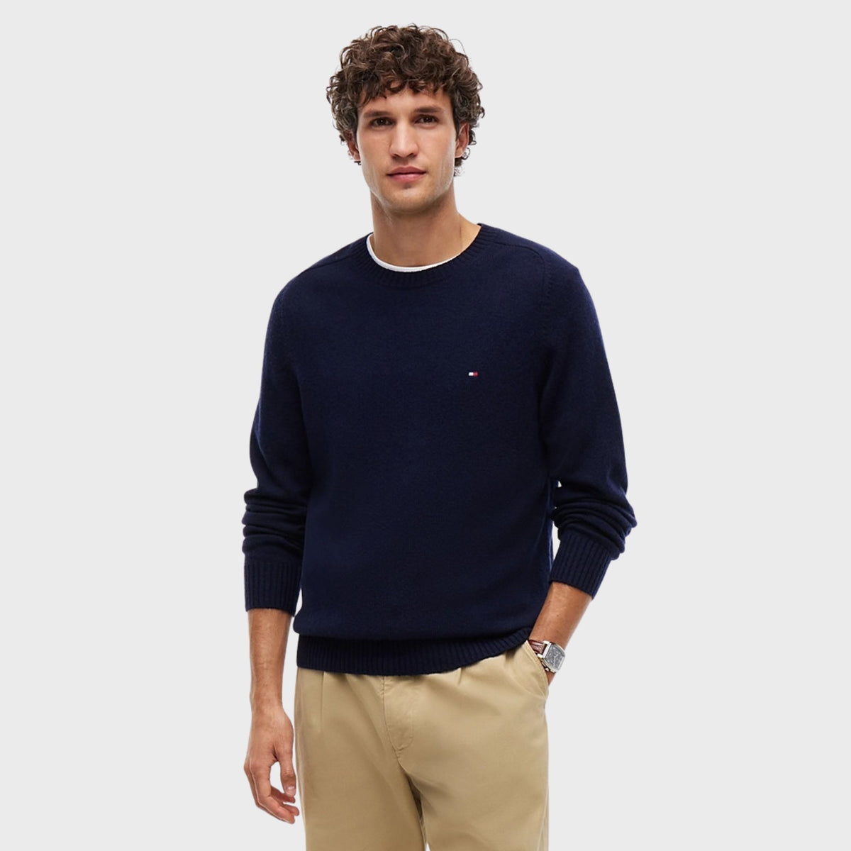 MAGLIA Blu Tommy Hilfiger