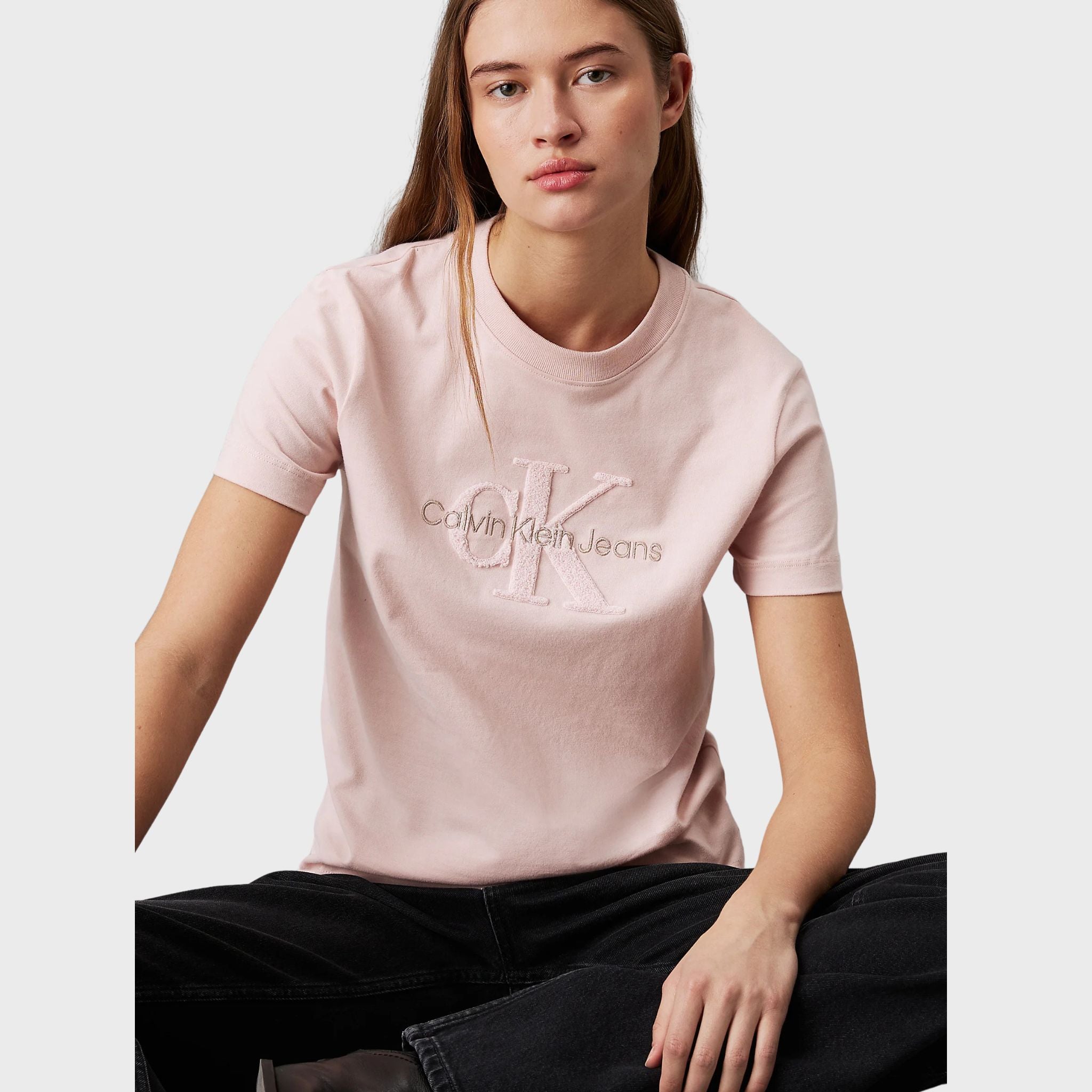 T-SHIRT Rosa Calvin Jeans