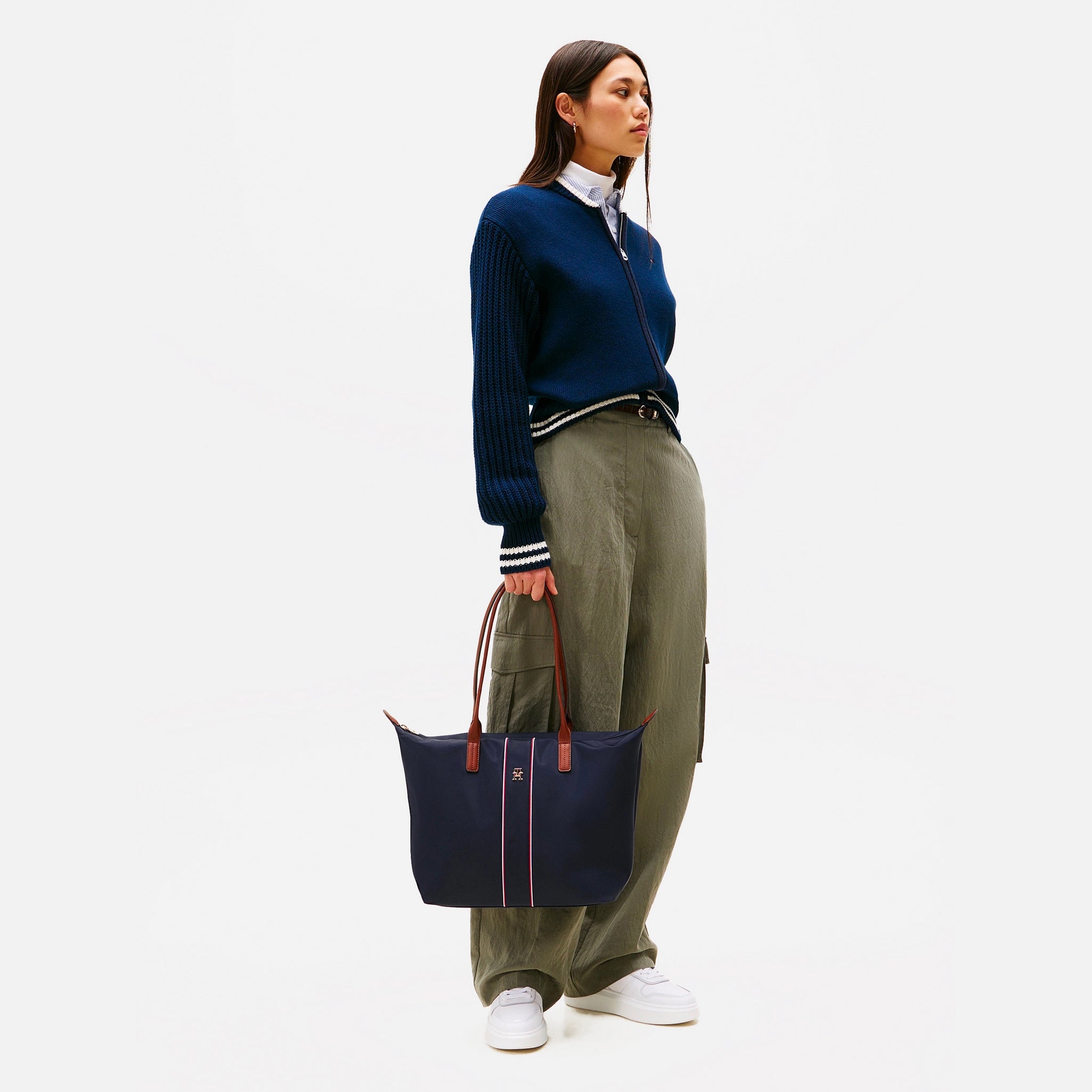 BORSA Blu Tommy Hilfiger