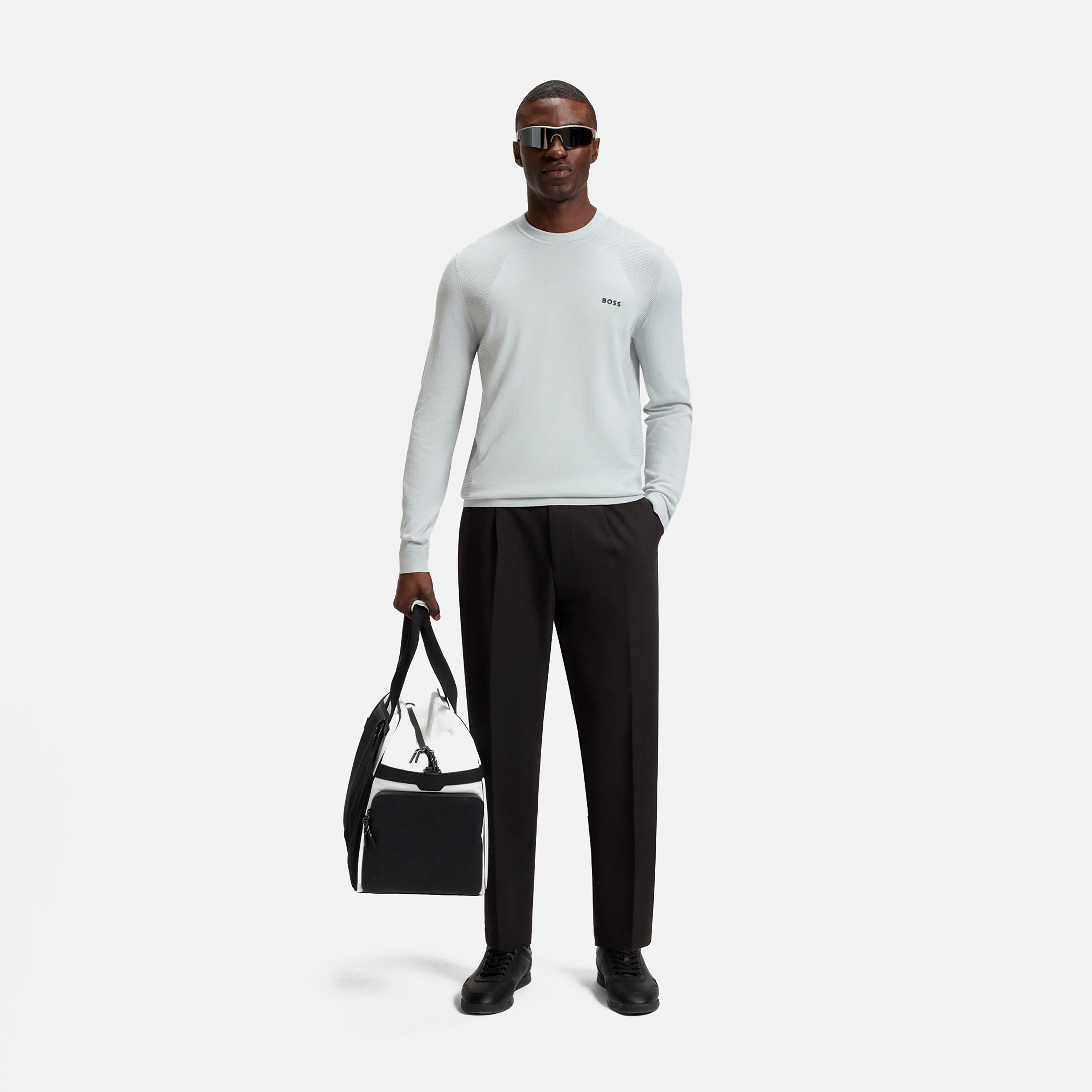 PANTALONE Nero Hugo Boss
