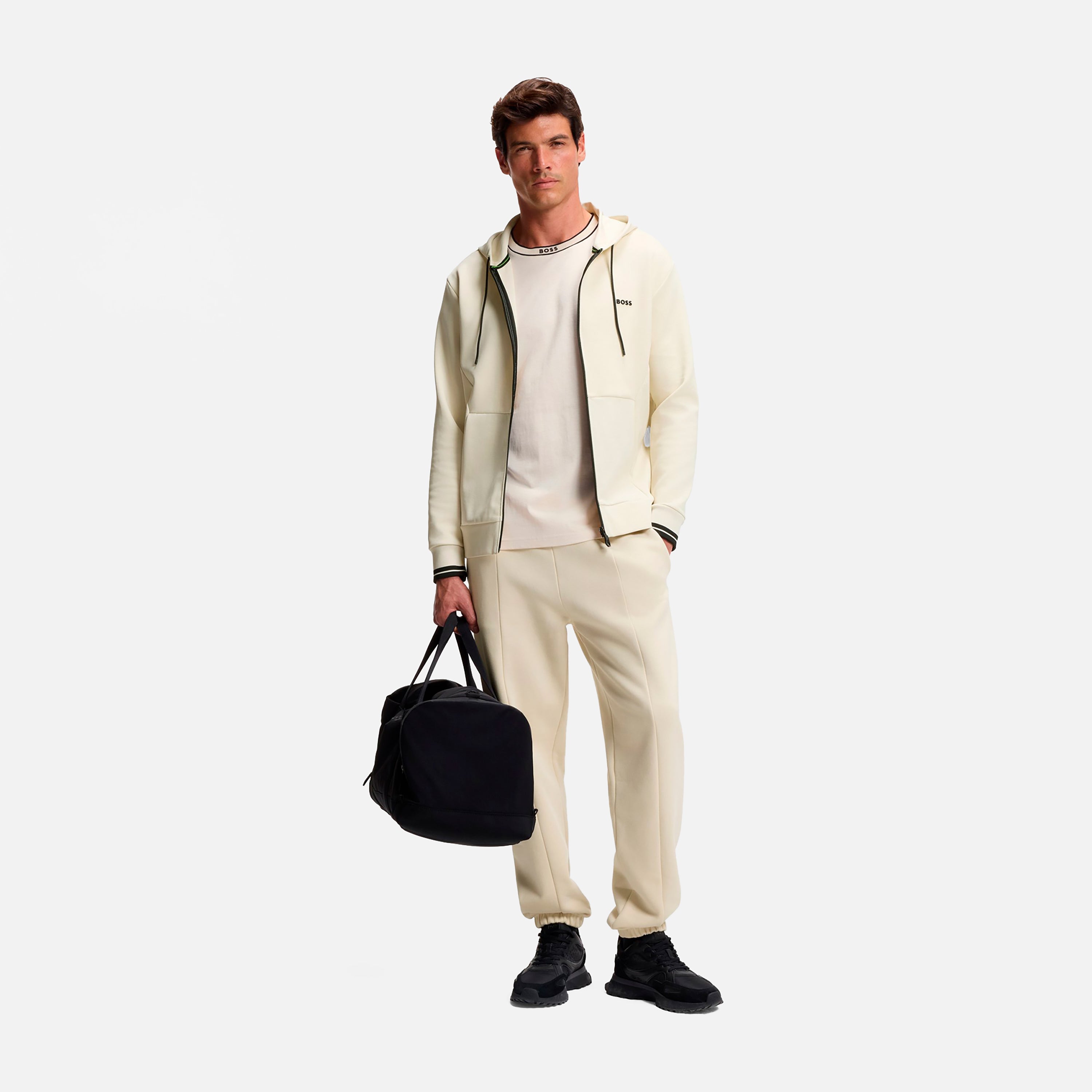 FELPA Bianco Panna Hugo Boss