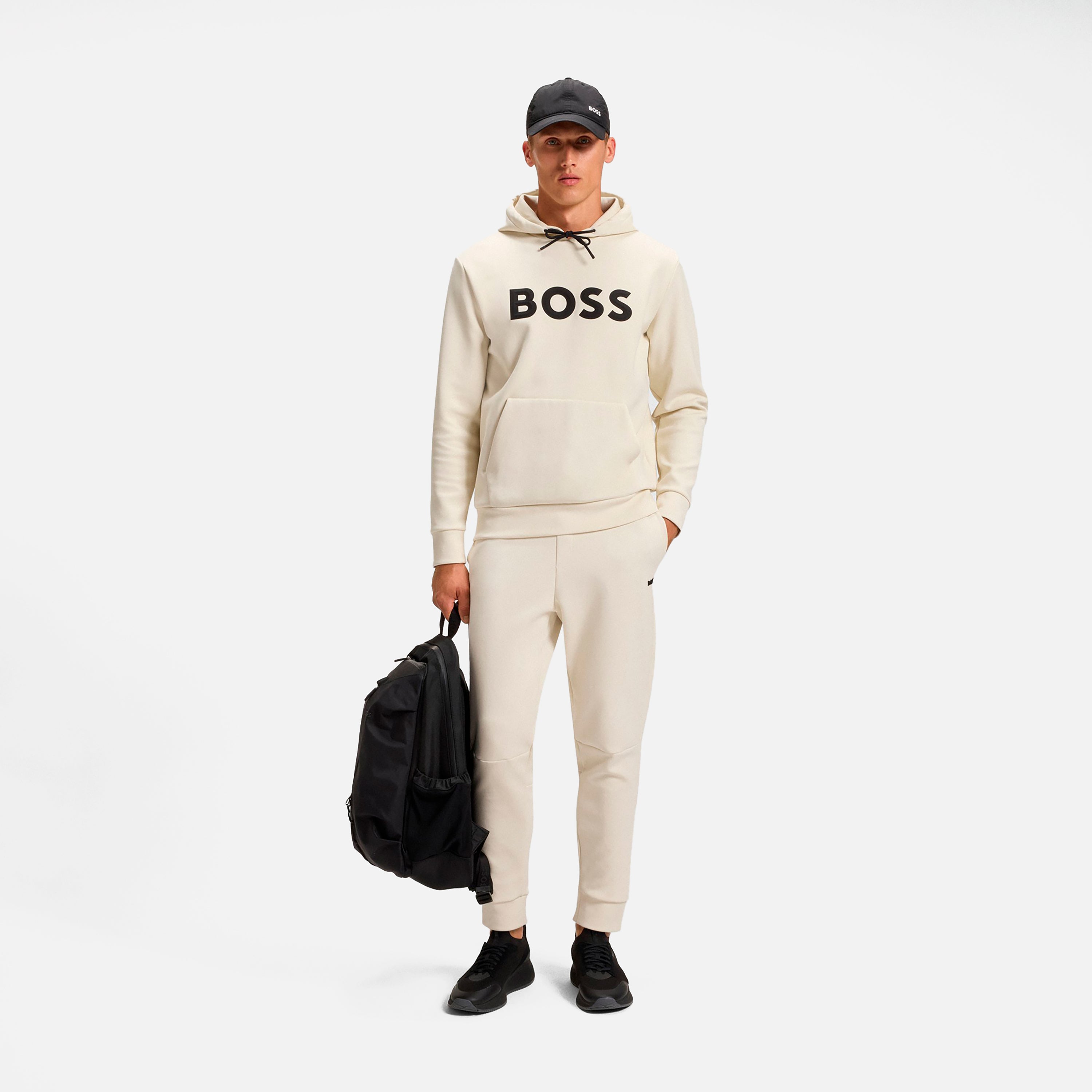 FELPA Bianco Panna Hugo Boss