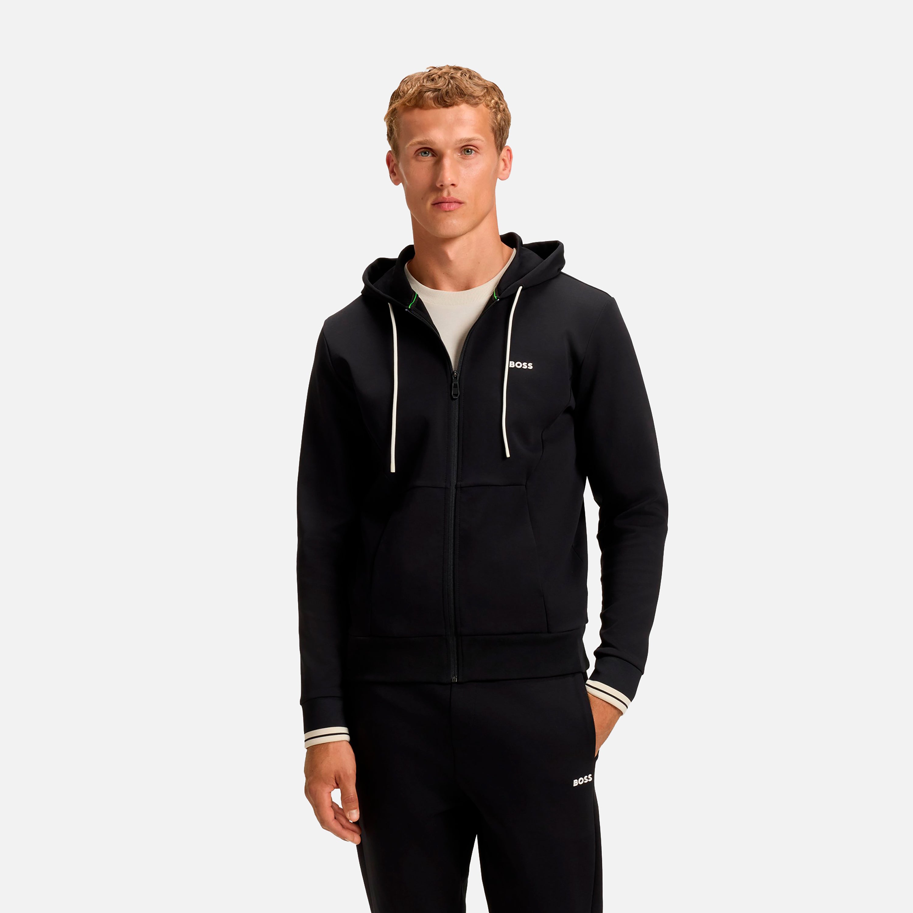 FELPA Nero Hugo Boss