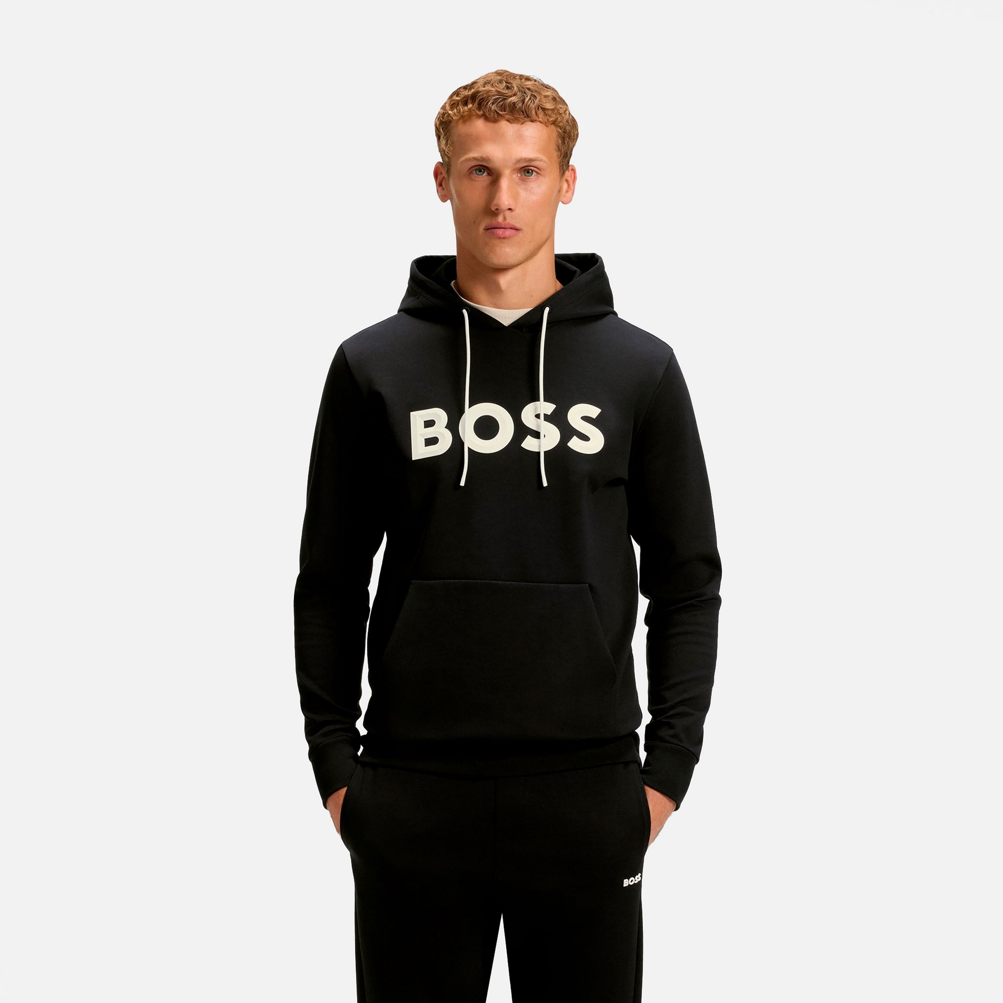 FELPA Nero Hugo Boss