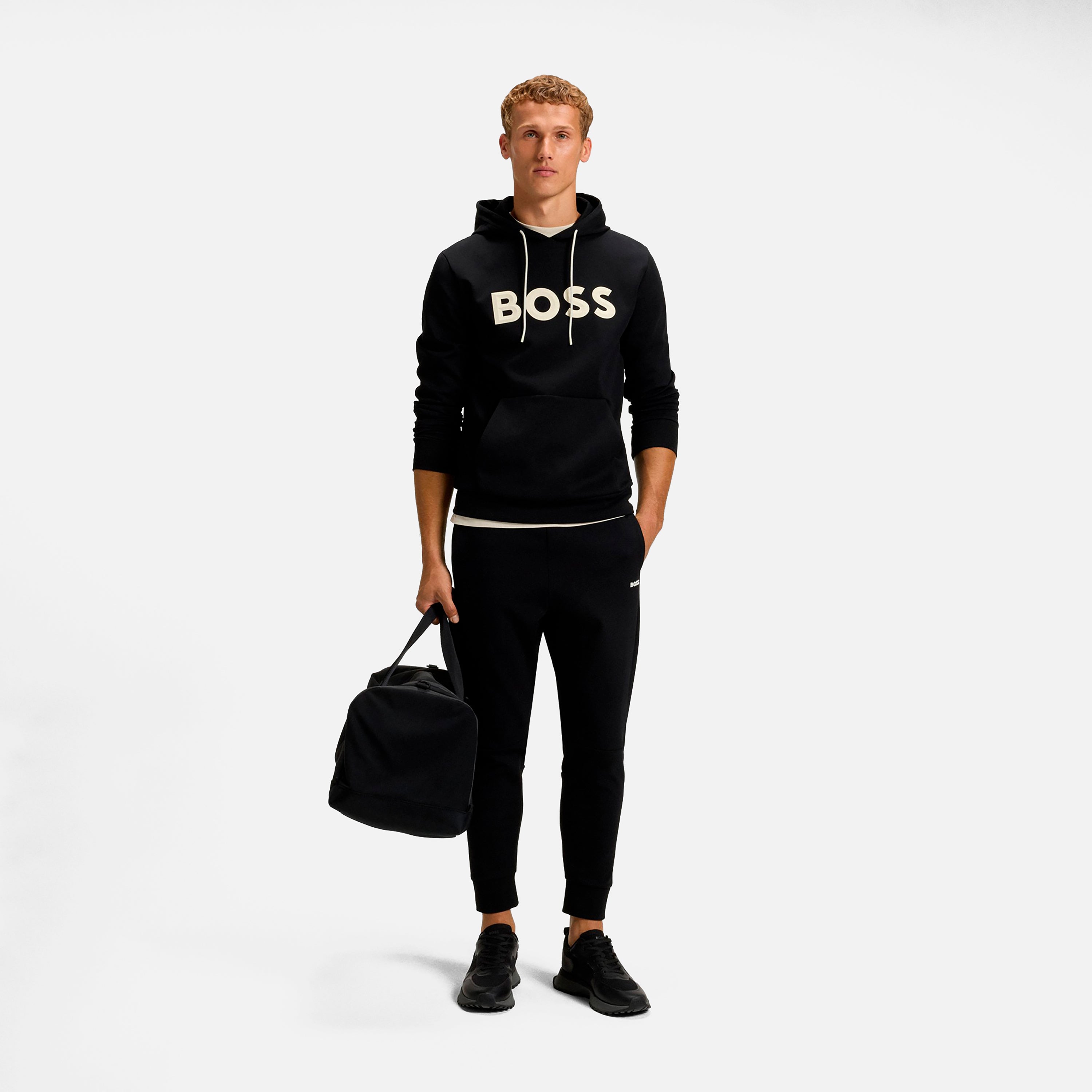 FELPA Nero Hugo Boss