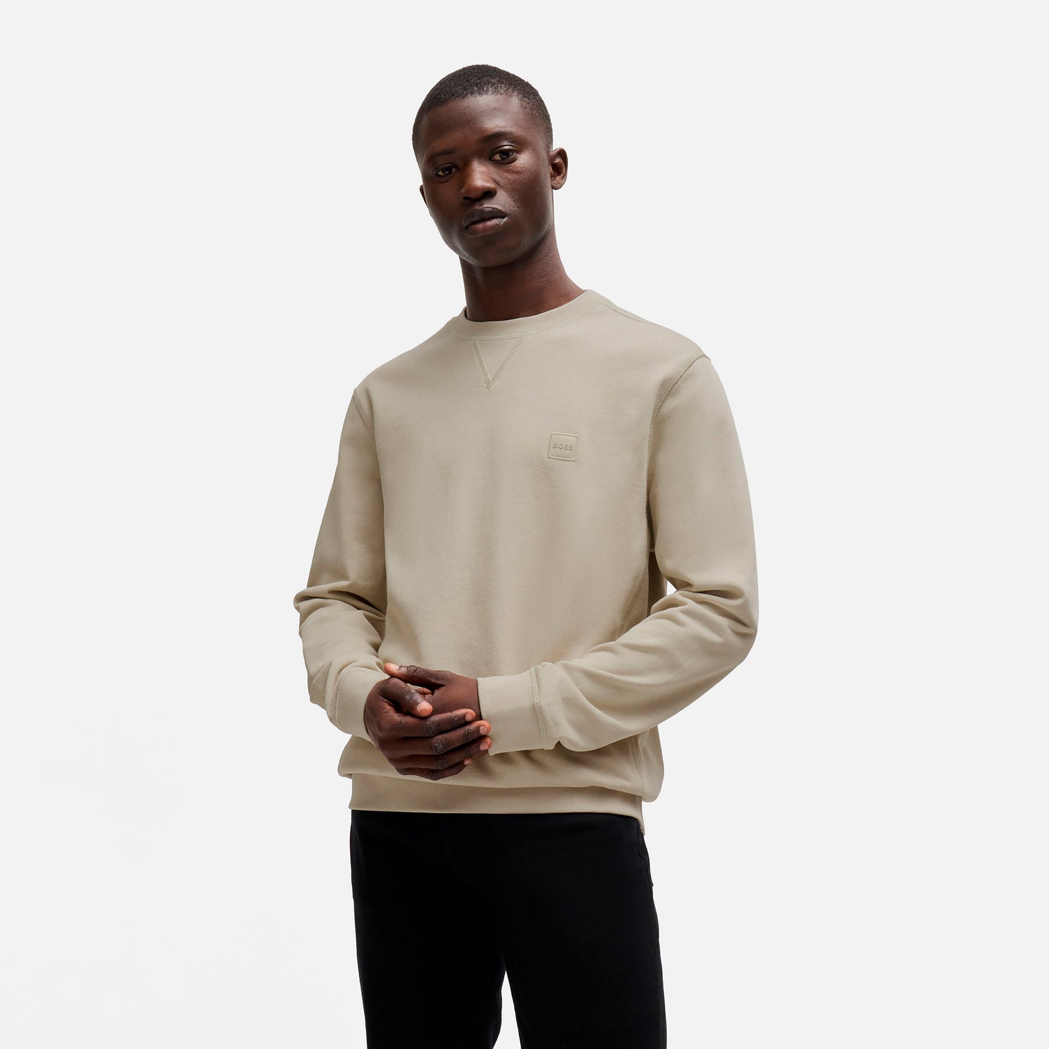 FELPA Beige Hugo Boss