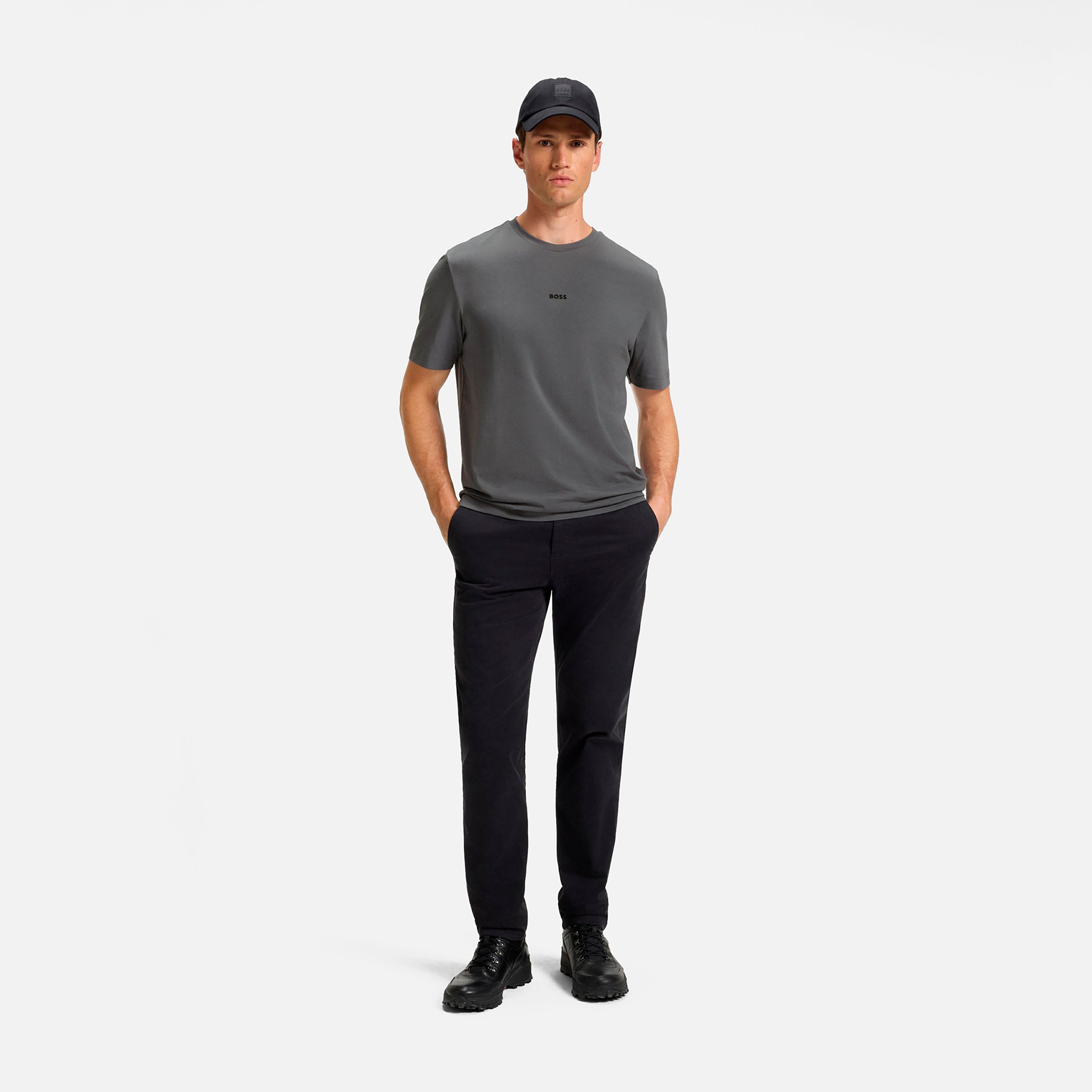 T-SHIRT Grigio Hugo Boss