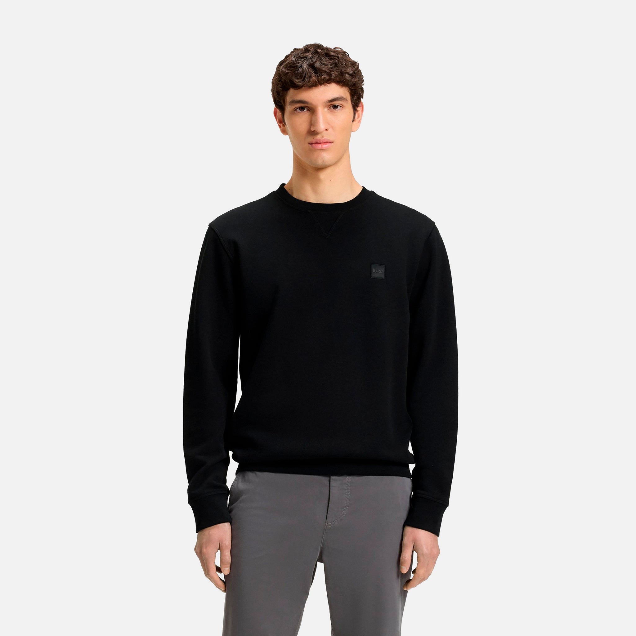 FELPA Nero Hugo Boss