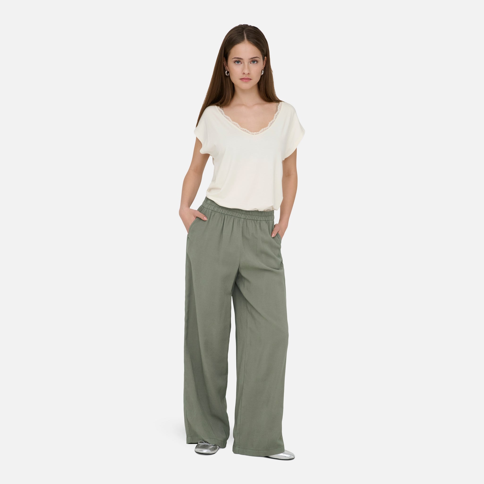 PANTALONE Verde Only
