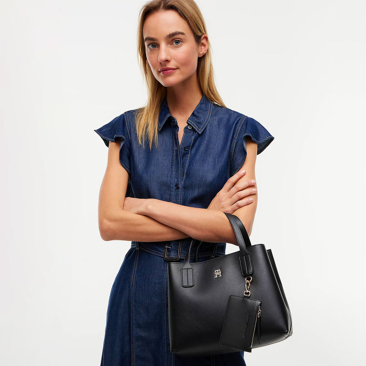 BORSA Nero Tommy Hilfiger