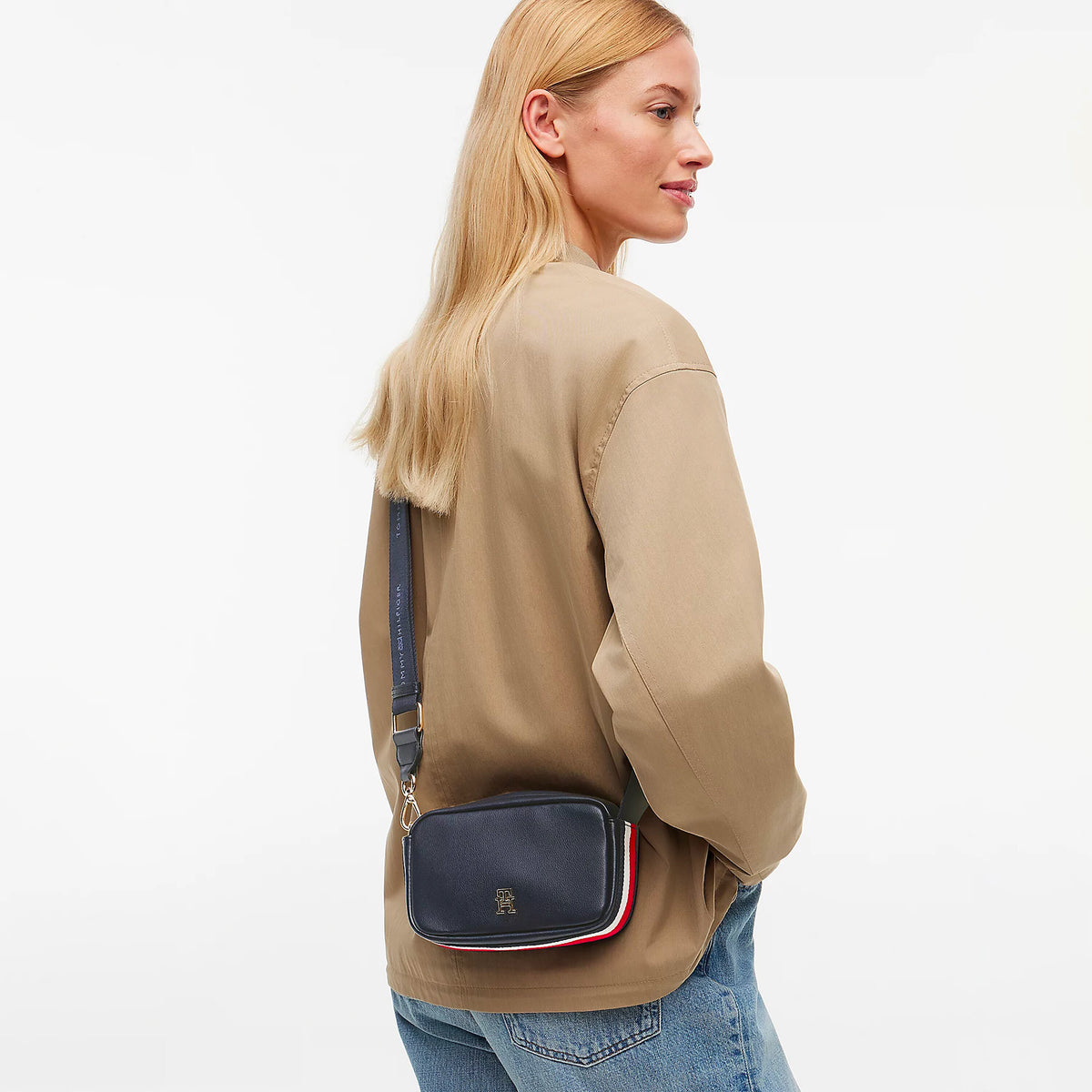 BORSA Blu Tommy Hilfiger