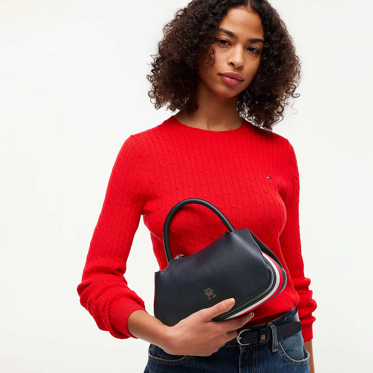 BORSA Blu Tommy Hilfiger
