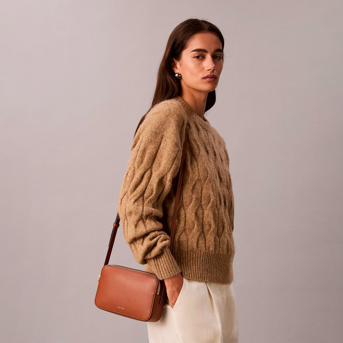 BORSA Marrone Calvin Klein