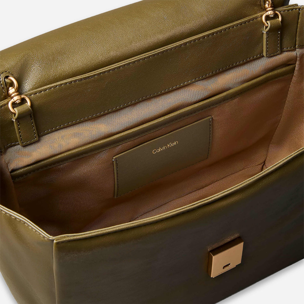 BORSA Verde Militare Calvin Klein